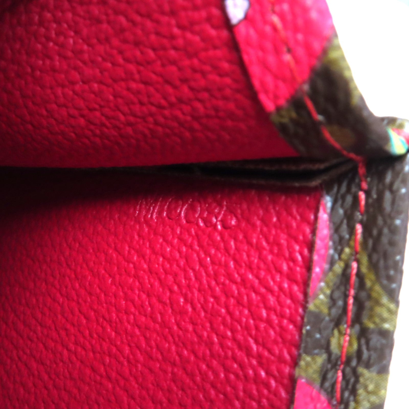 LOUIS VUITTON Monogram Cherry Sac Plat金扣手挽袋啡色