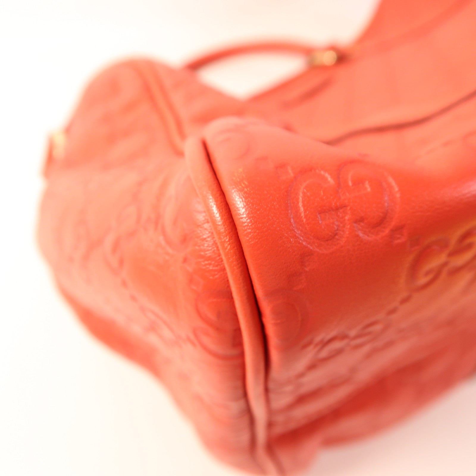 GUCCI 牛皮皮革Hand Bag金扣手挽袋