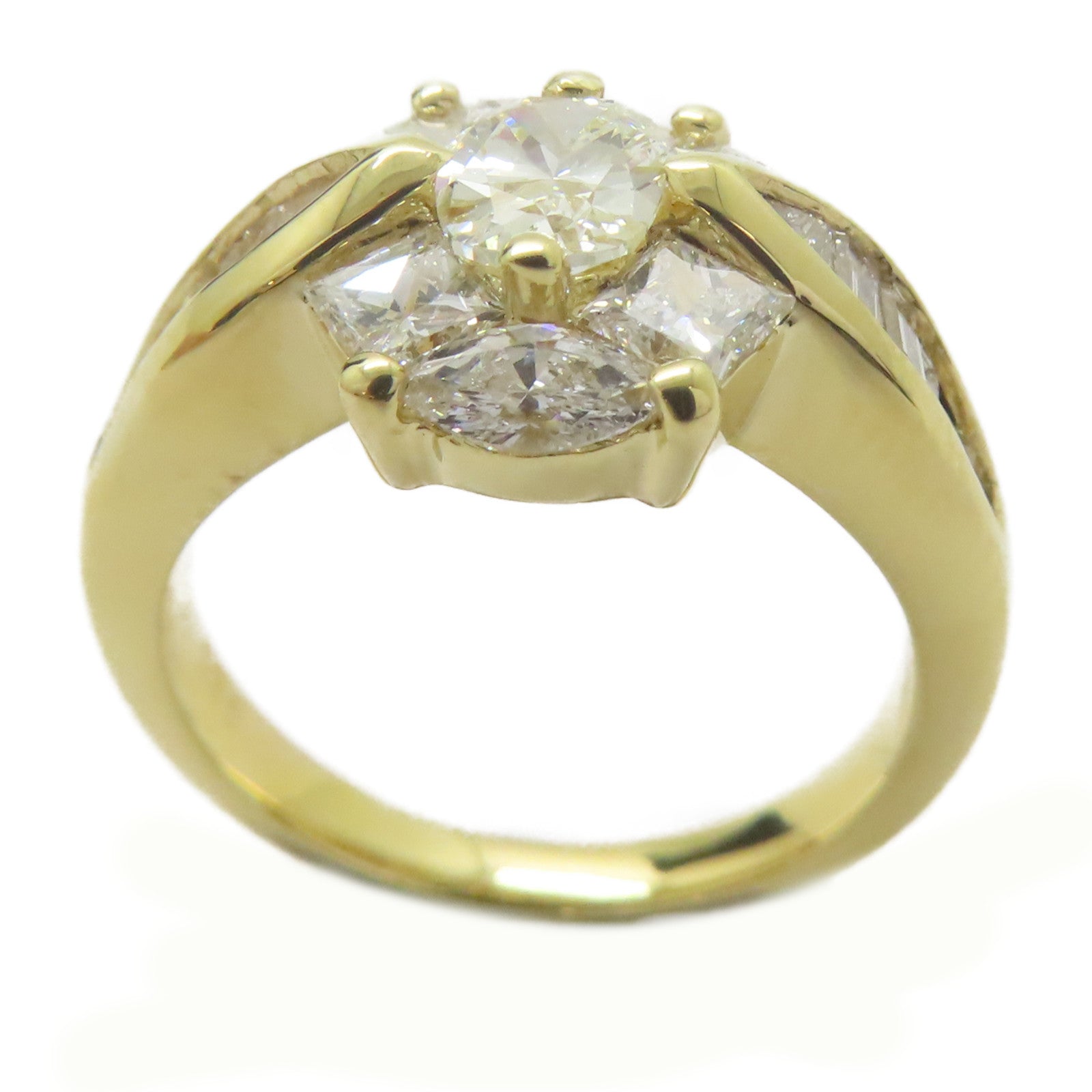 JEWELRY 【激減優惠】18K黃金Diamond Ring 0.531ct鑽石戒指US#6.25