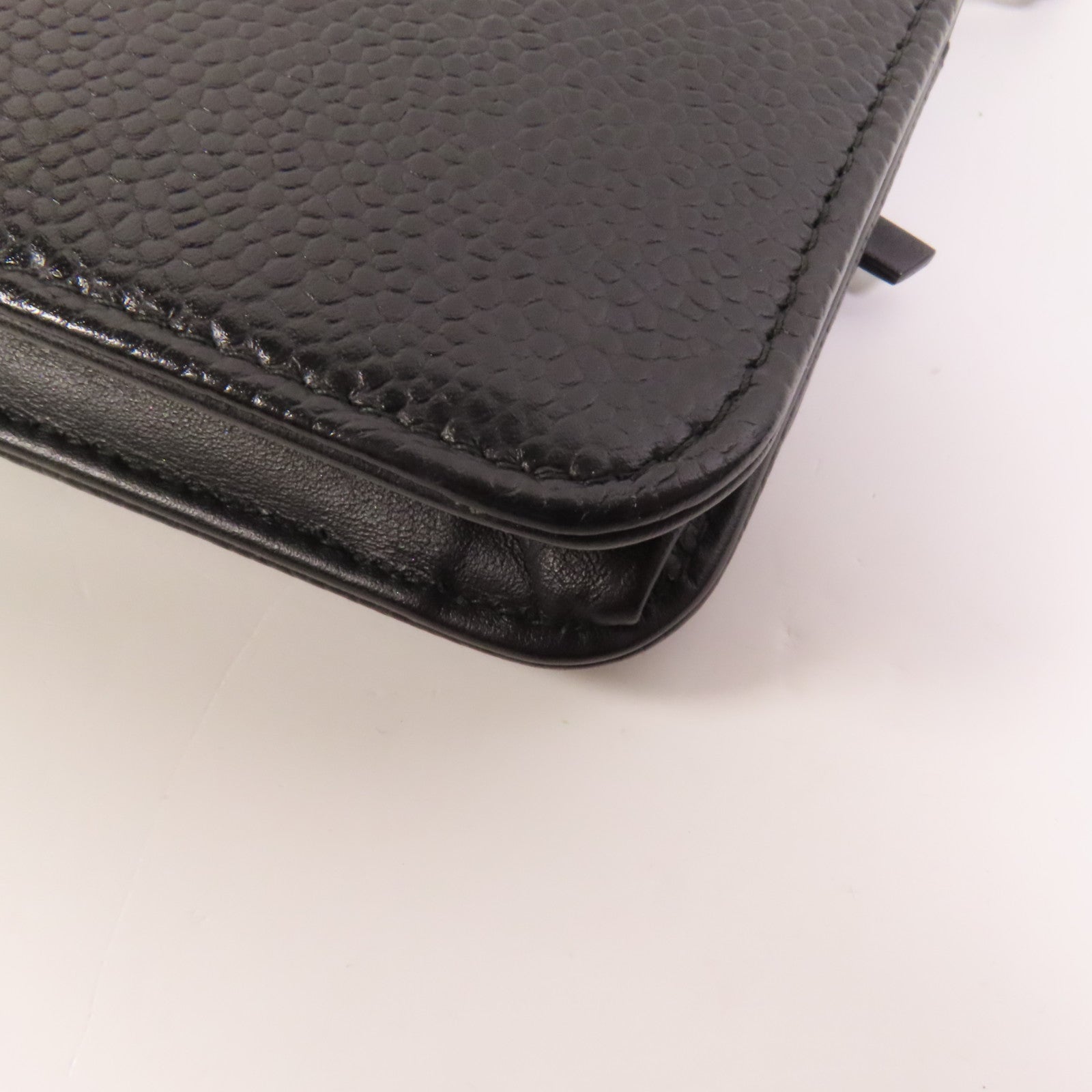 CHANEL 牛皮皮革WOC Wallet On Chain鏈帶肩背袋