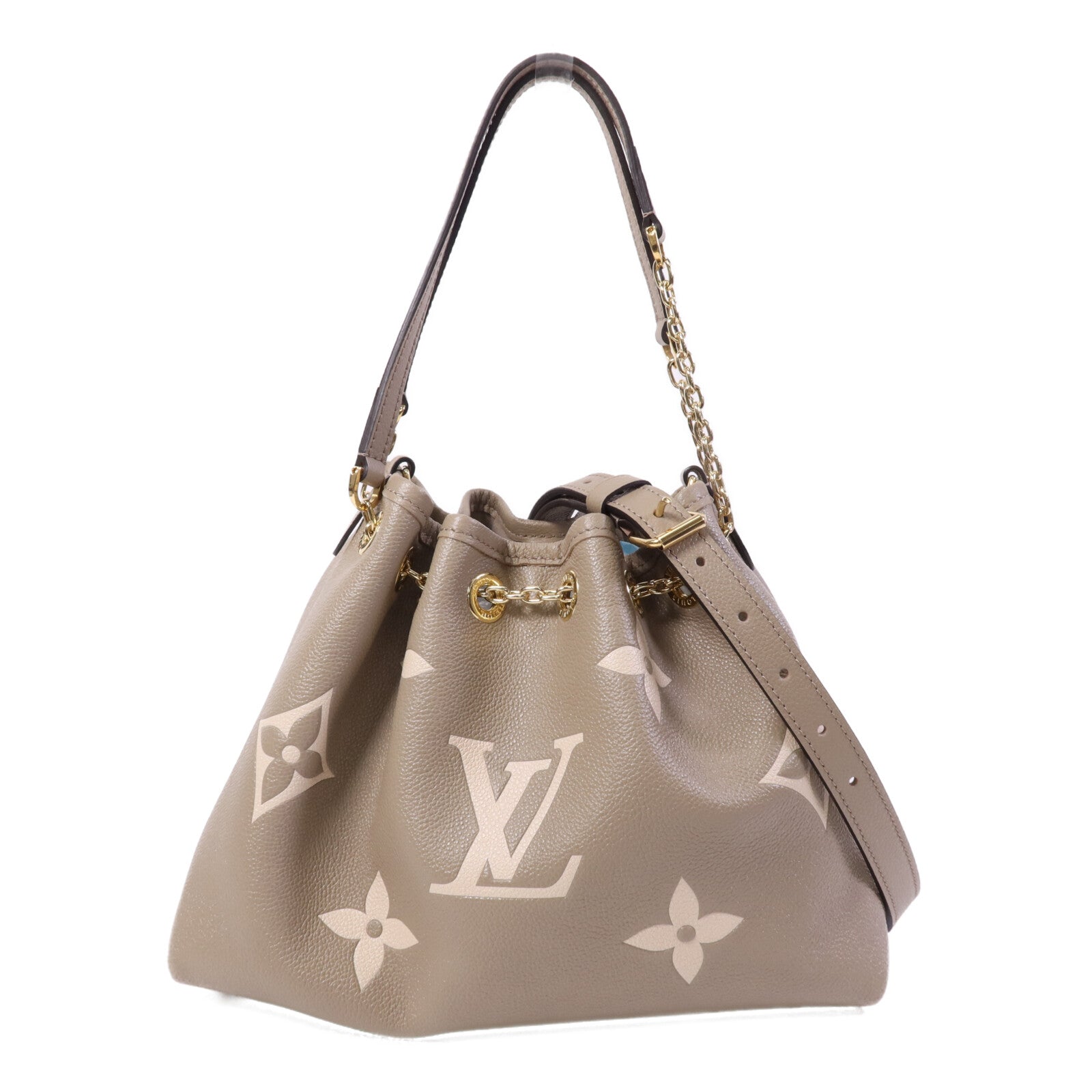LOUIS VUITTON Monogram Empreinte Bundle金扣手挽肩背兩用袋
