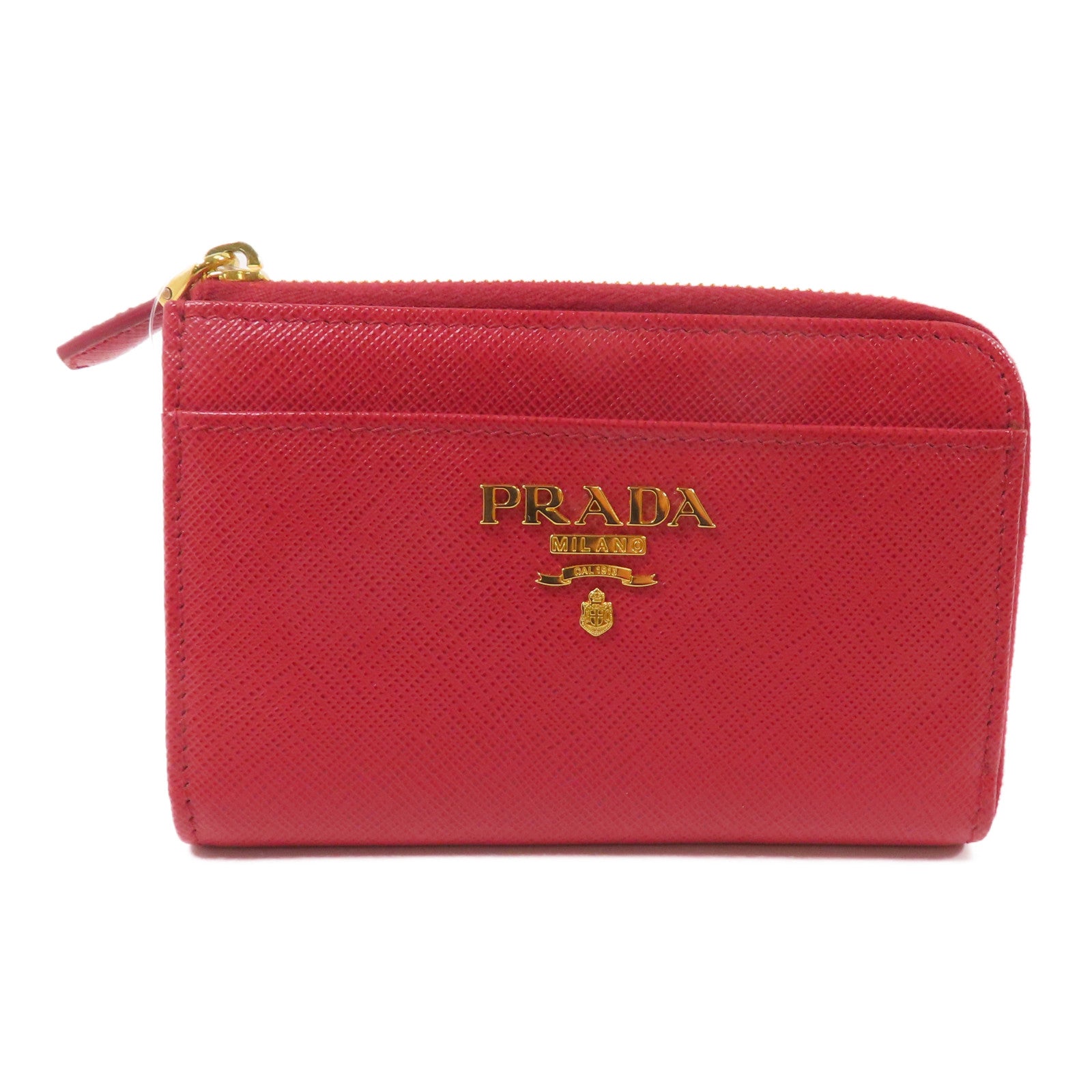 PRADA 【激減優惠】Saffiano皮革Key Holder/Coin Case鎖匙包/零錢包