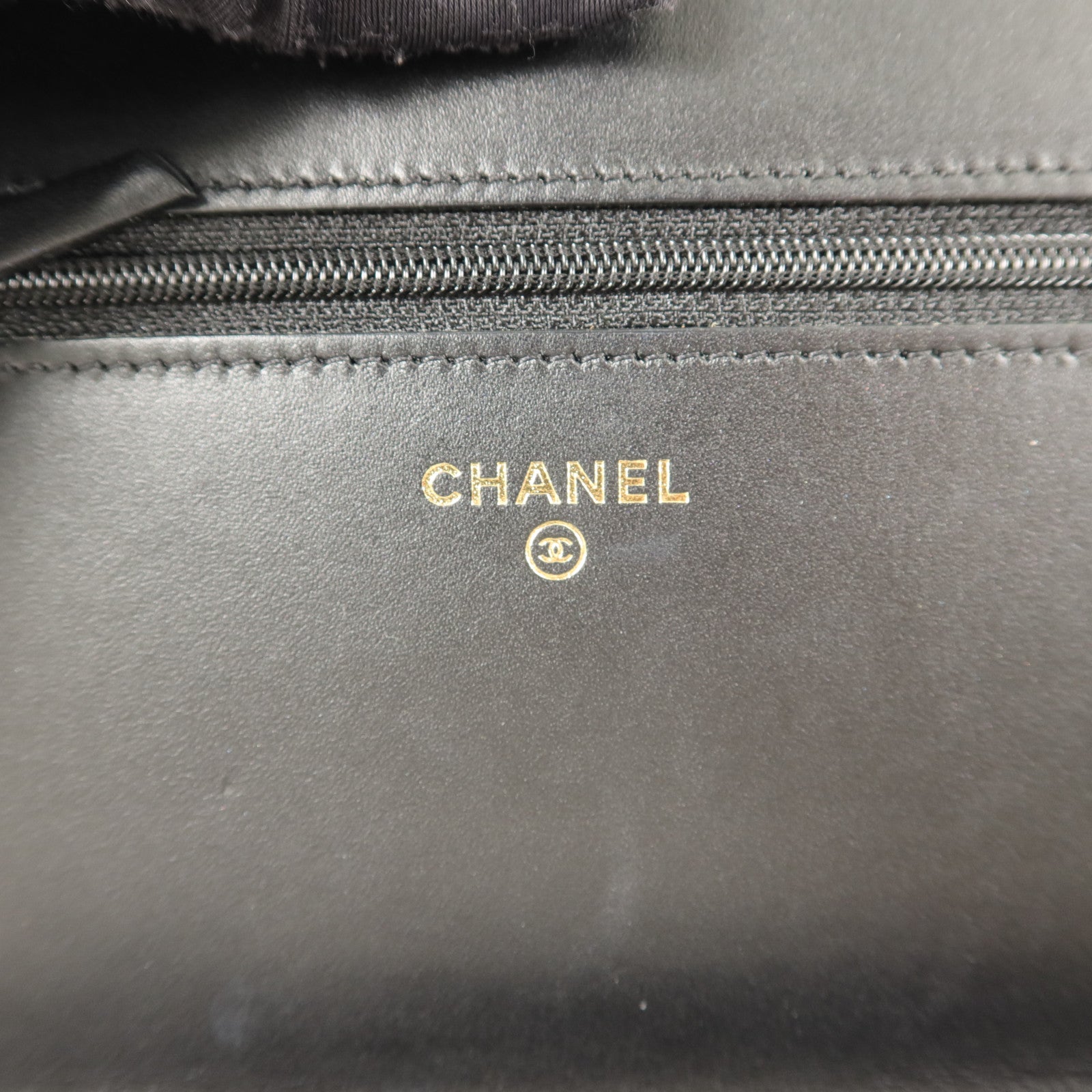 CHANEL 牛皮皮革Wallet On Chain WOC鏈帶肩背袋