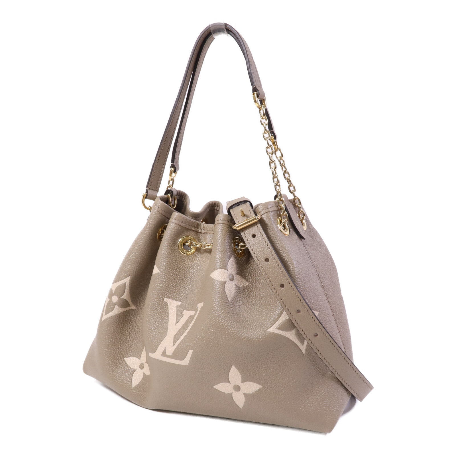 LOUIS VUITTON Monogram Empreinte Bundle金扣手挽肩背兩用袋