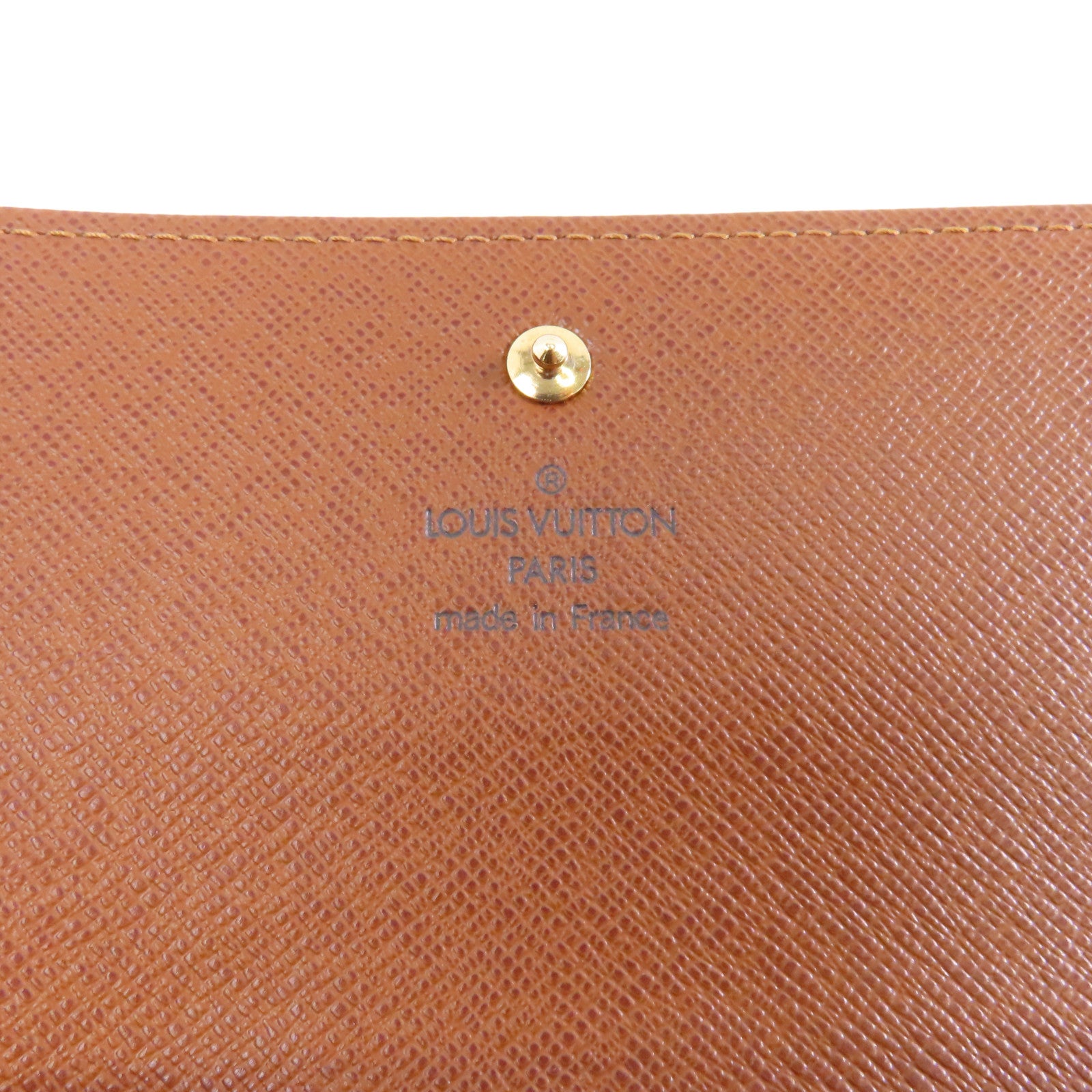 LOUIS VUITTON Monogram Portefeuille International金扣長錢包啡色