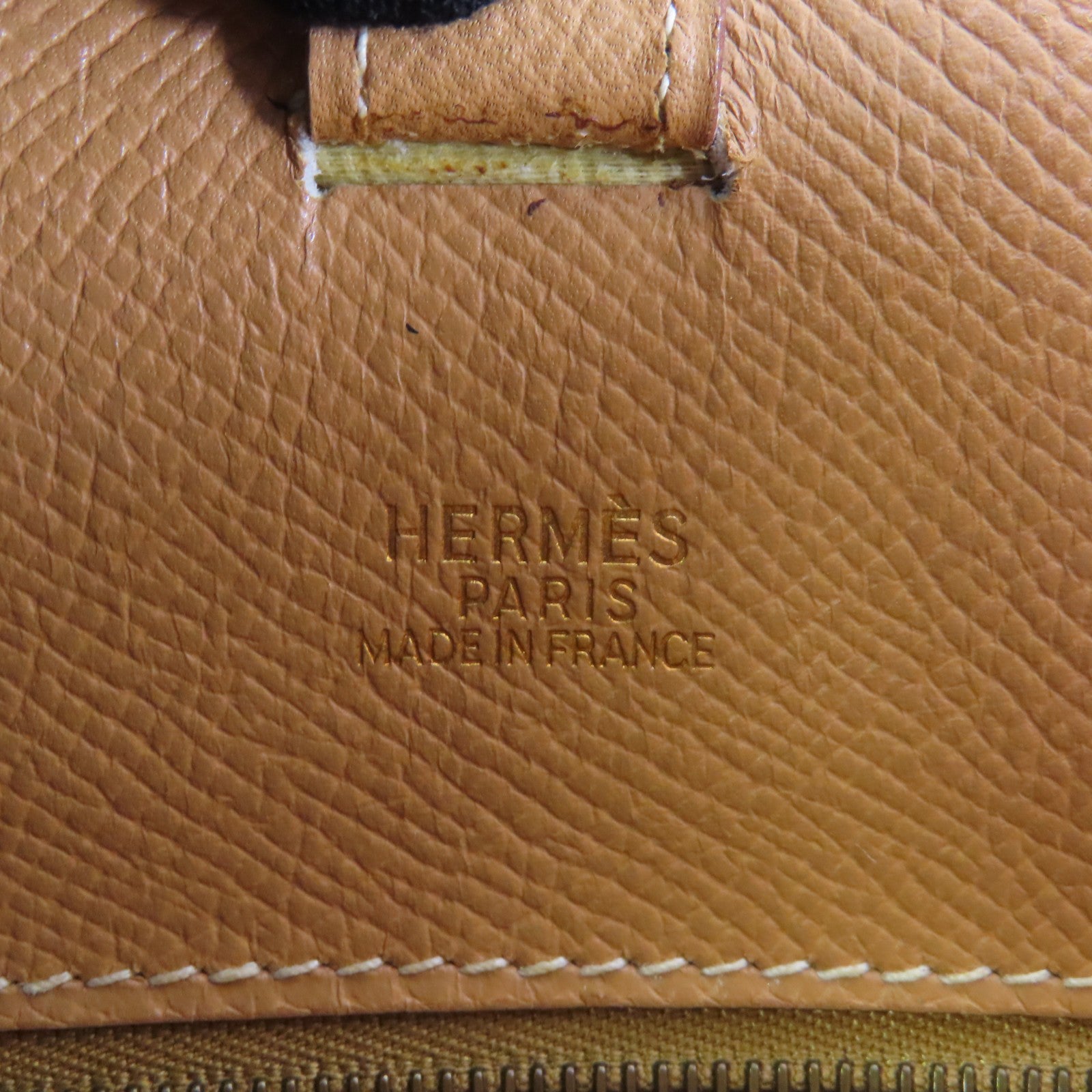 HERMES Epsom皮革Sorbonne Shoulder Bag金扣肩背袋