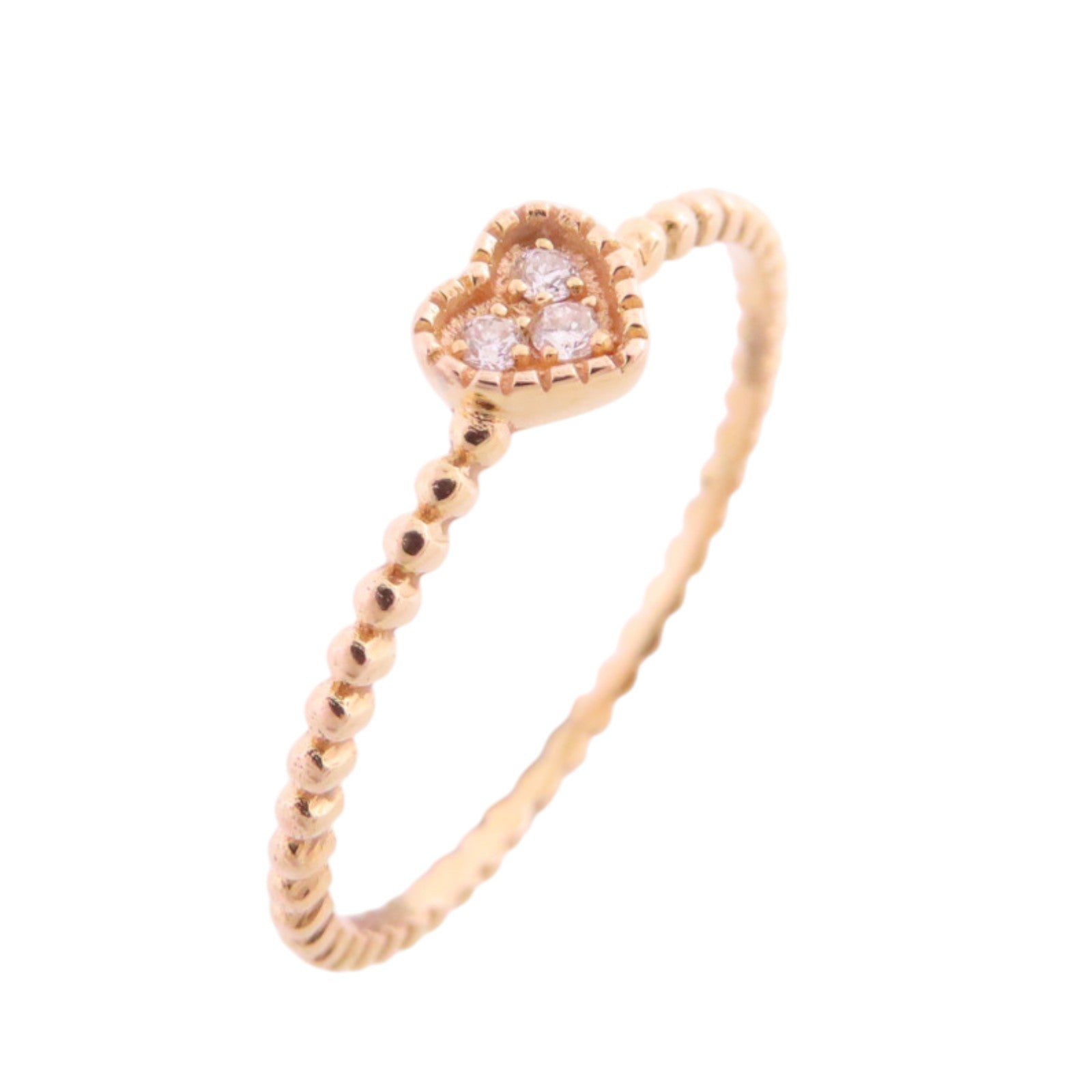 JEWELRY 18K玫瑰金/鑽石Diamond Ring戒指US#5.25
