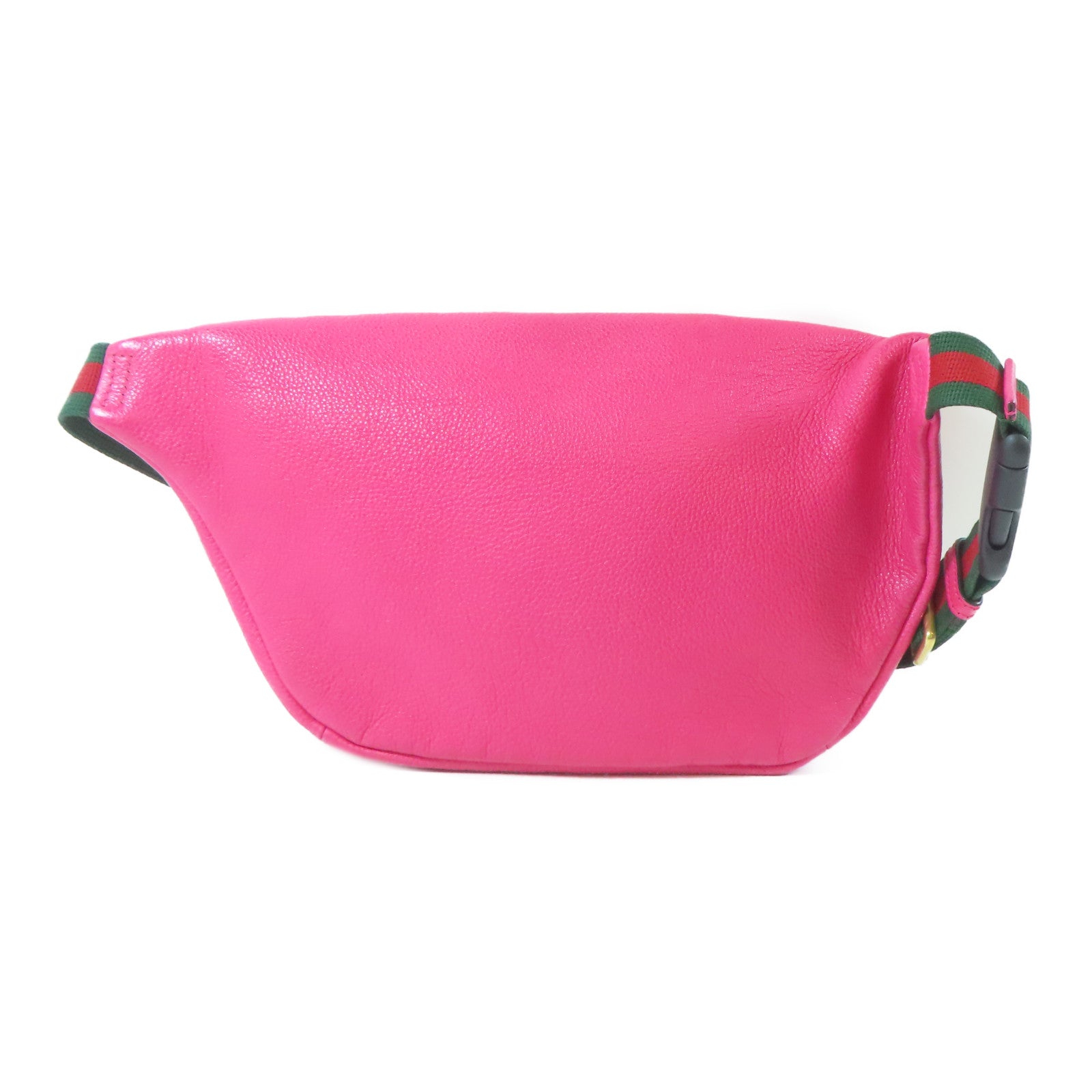 GUCCI 【激減優惠】皮革Waist Bag金扣腰包粉紅色