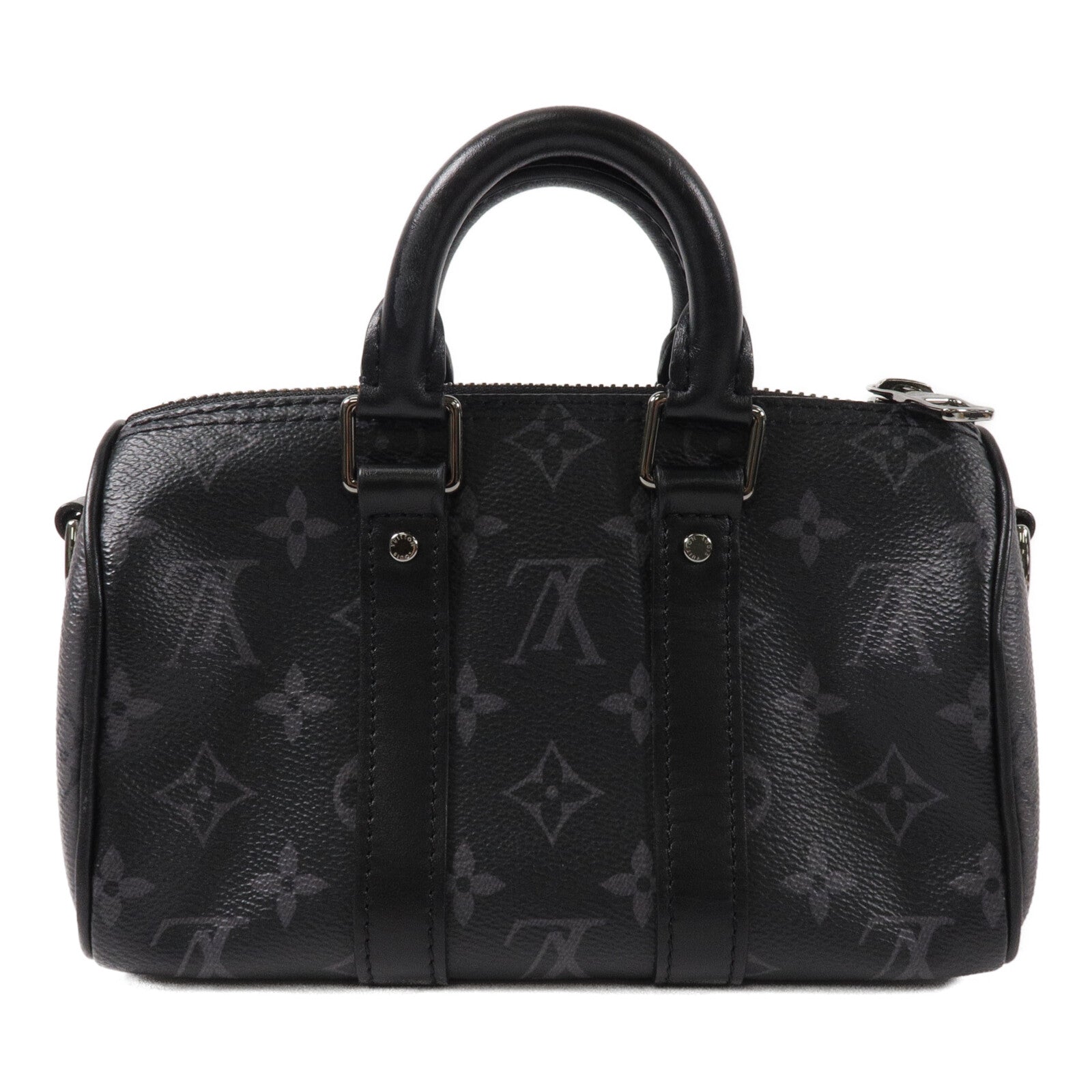 LOUIS VUITTON Monogram Eclipse Keepall XS手挽肩背兩用袋