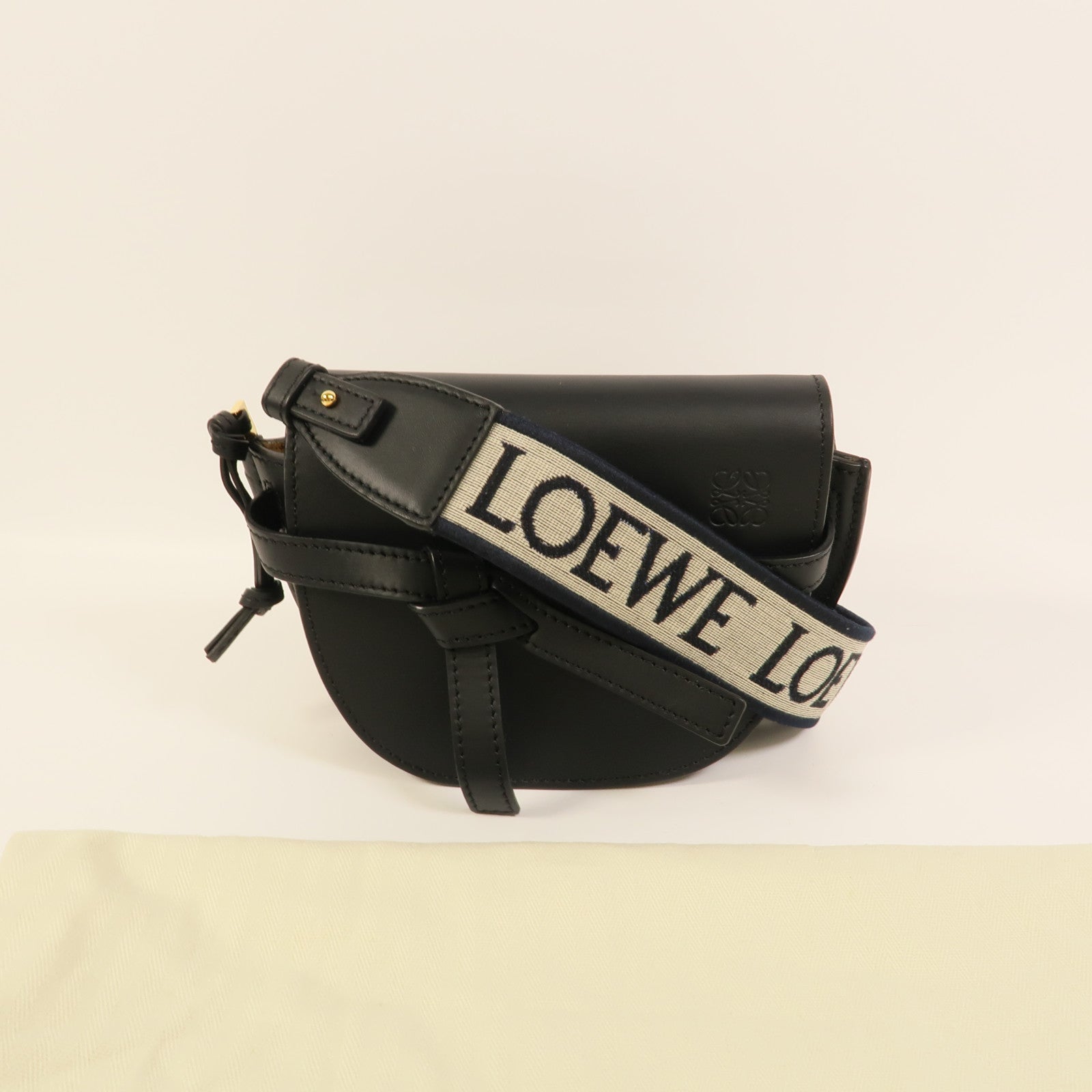 LOEWE 牛皮皮革Mini Gate肩背袋