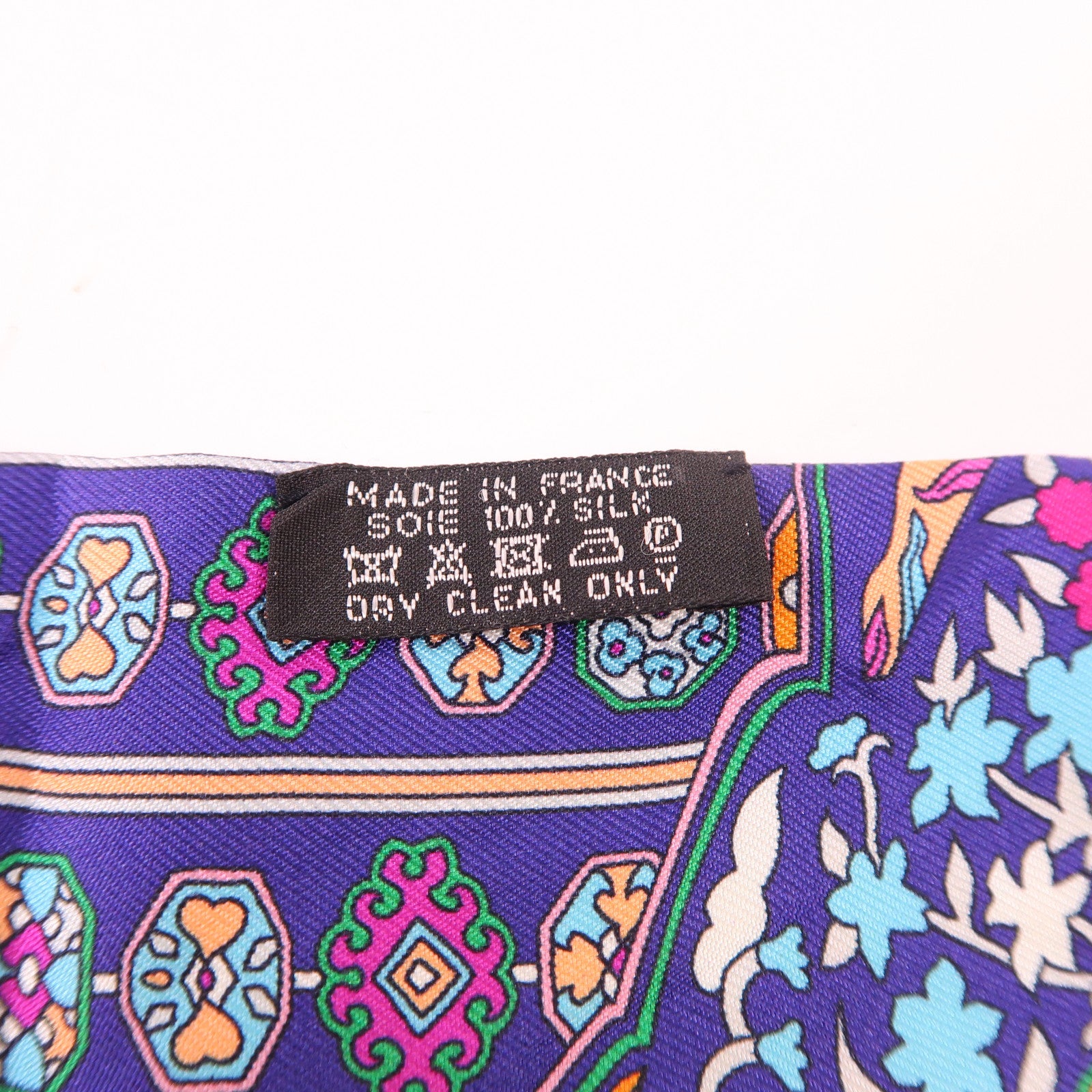HERMES Twilly Scarf Silk Multicolor