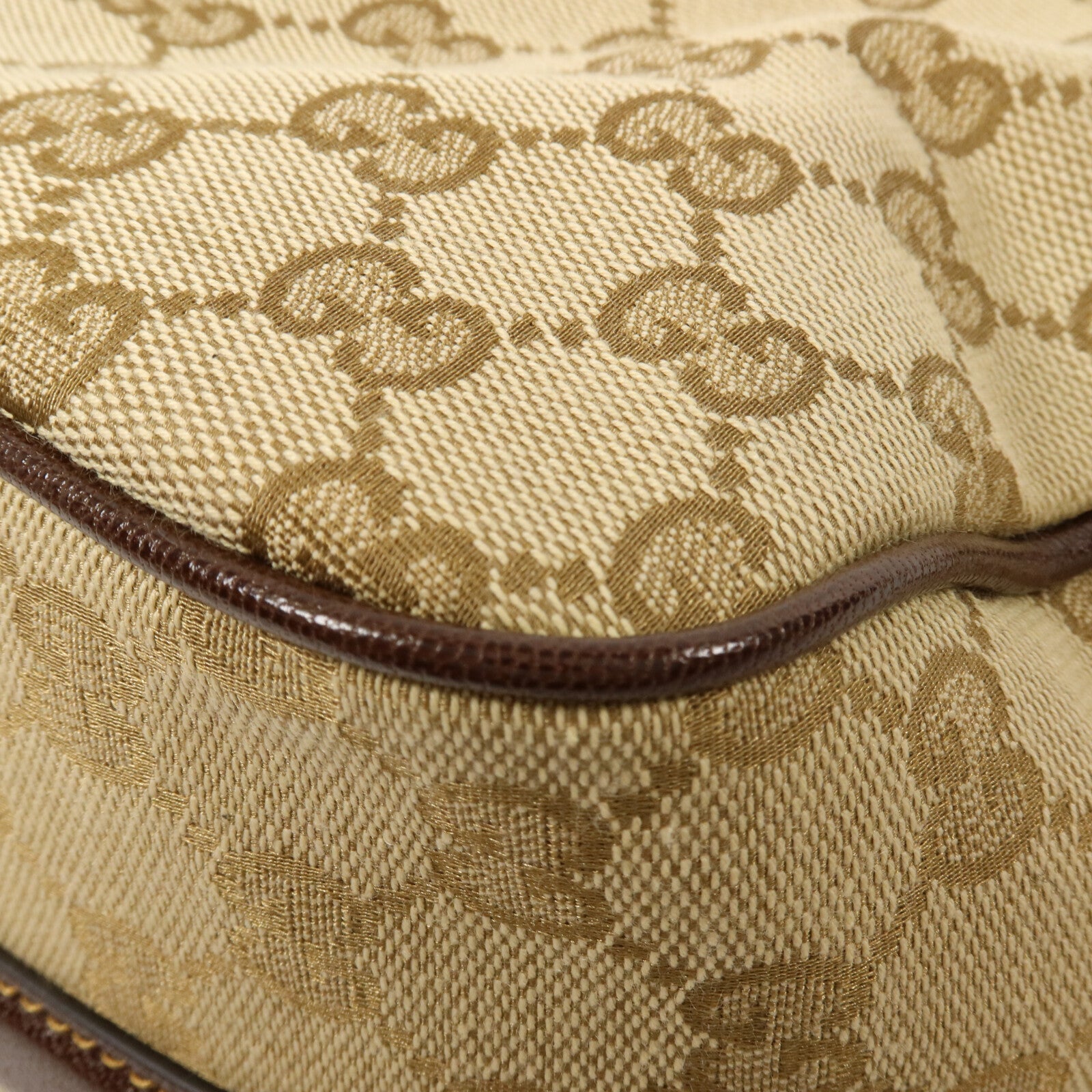GUCCI 帆布Half Horsebit Medium肩背袋