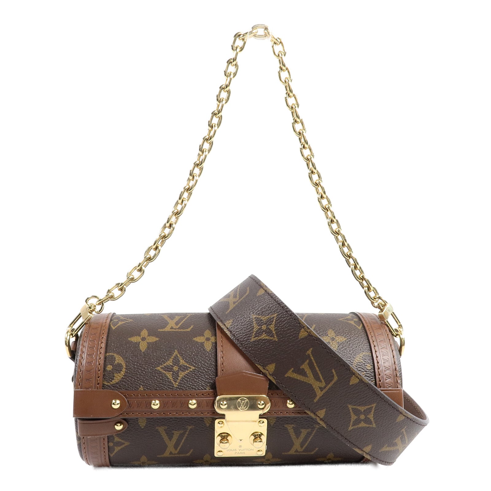 LOUIS VUITTON Monogram Papillon Trunk手挽肩背兩用袋