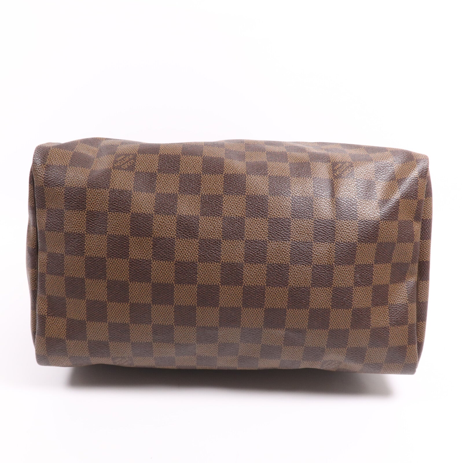 LOUIS VUITTON Damier Speedy 30金扣手挽袋