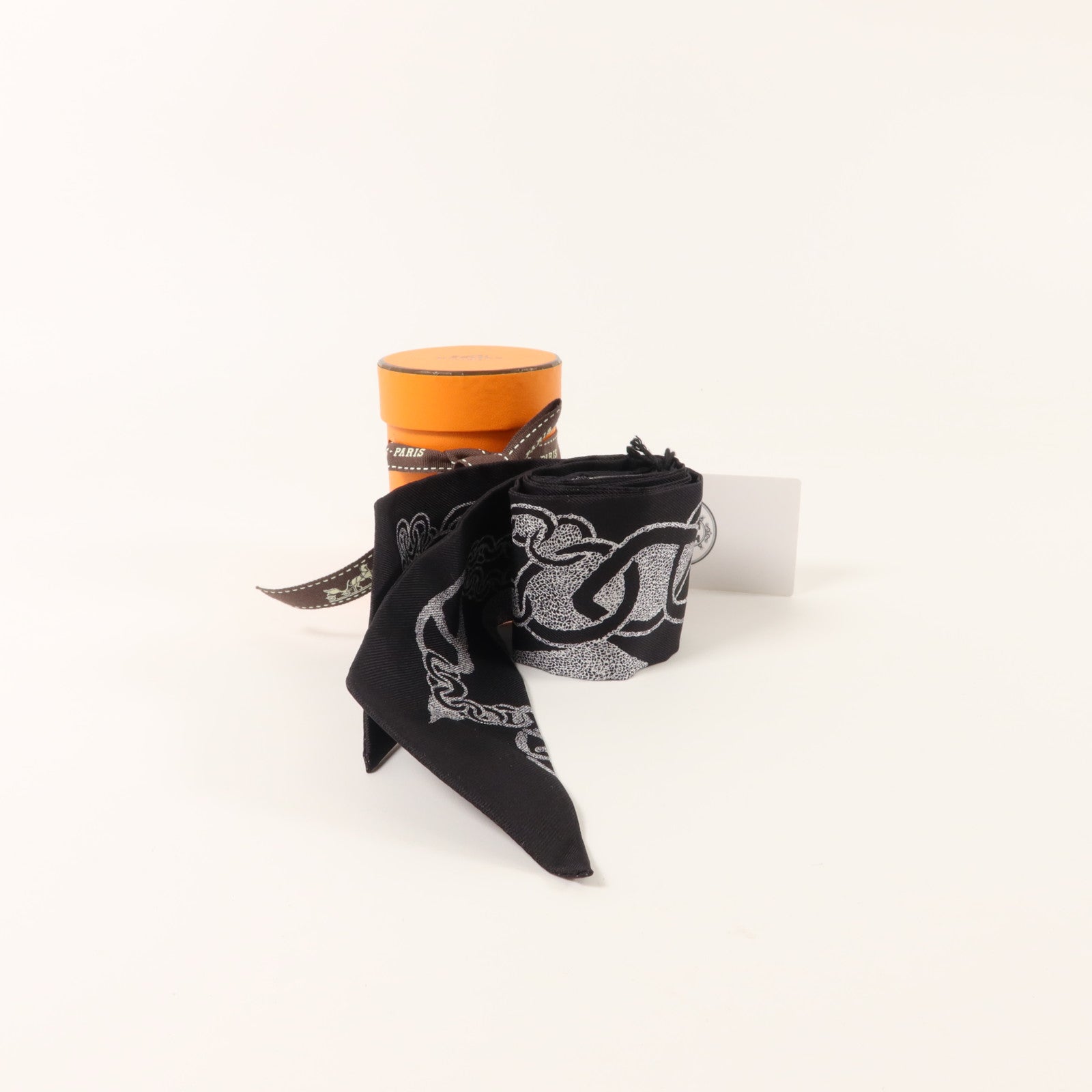HERMES 絲質Twilly絲巾