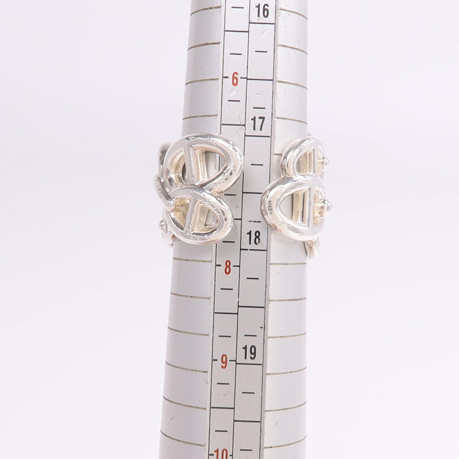 HERMES 925純銀Chaine d'ancre Enchainee Ring戒指