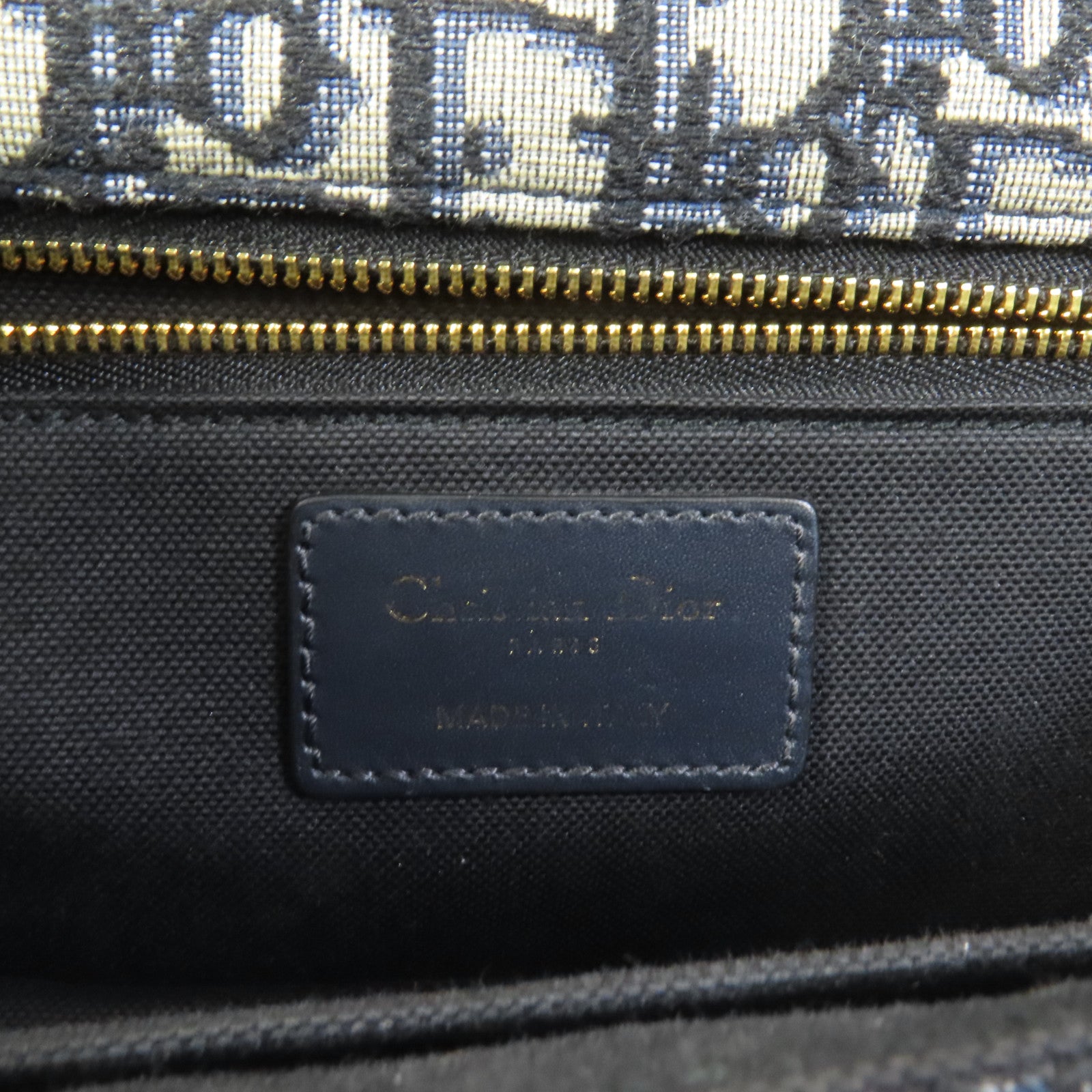 Dior 帆布30 Montaigne金扣鏈帶肩背袋
