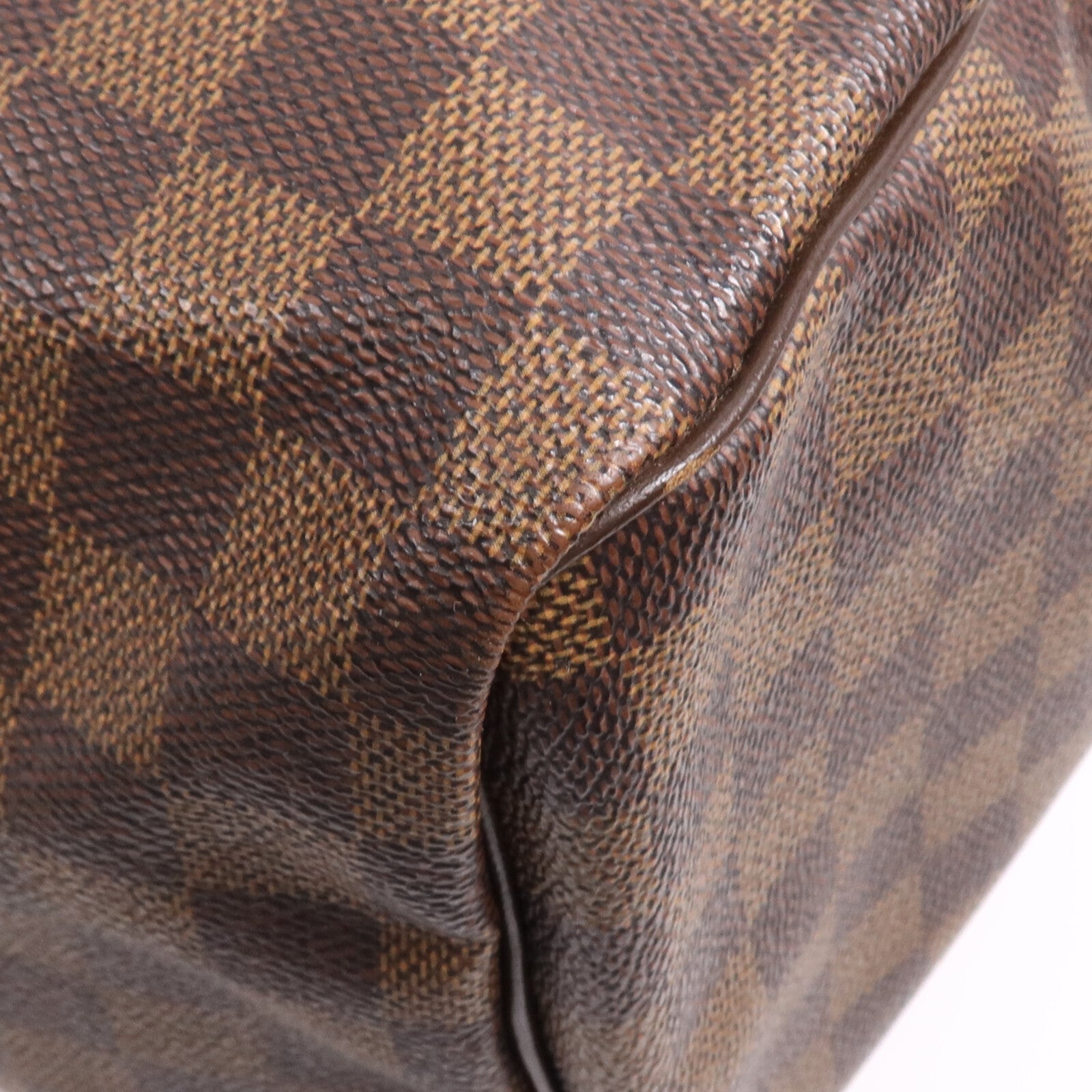 LOUIS VUITTON Damier Speedy 30金扣手挽袋