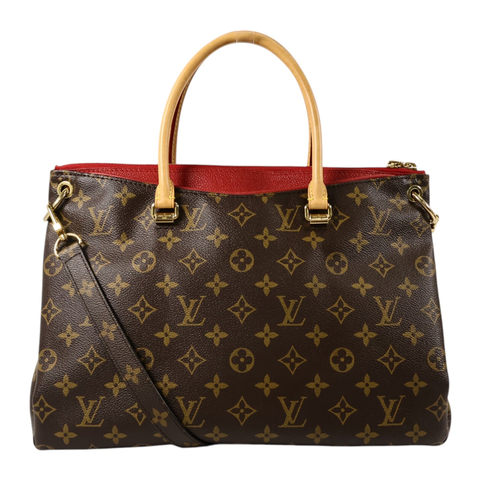 LOUIS VUITTON Monogram Pallas手挽肩背兩用袋