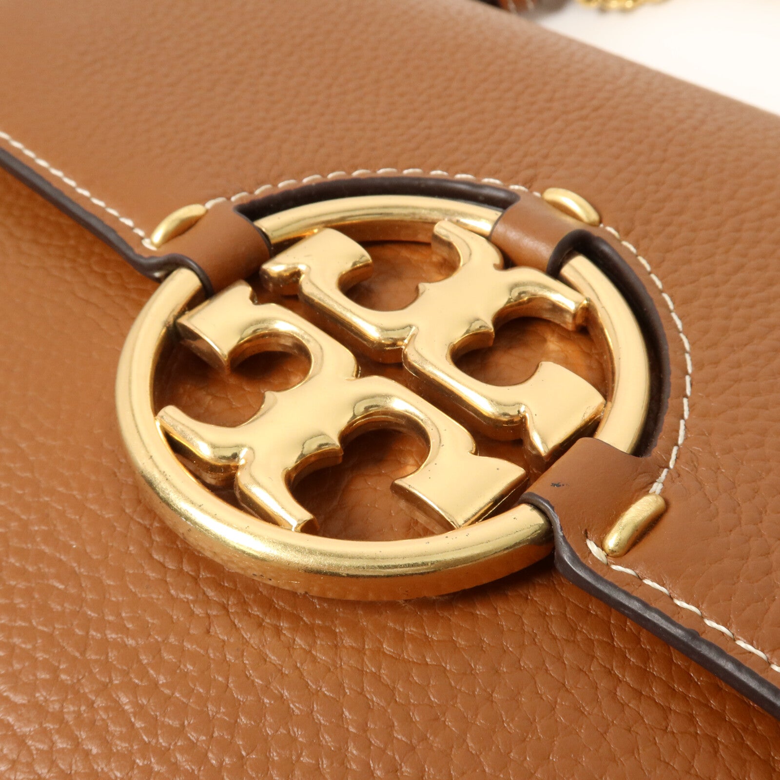 Tory Burch 牛皮皮革Miller鏈帶手挽肩背兩用袋