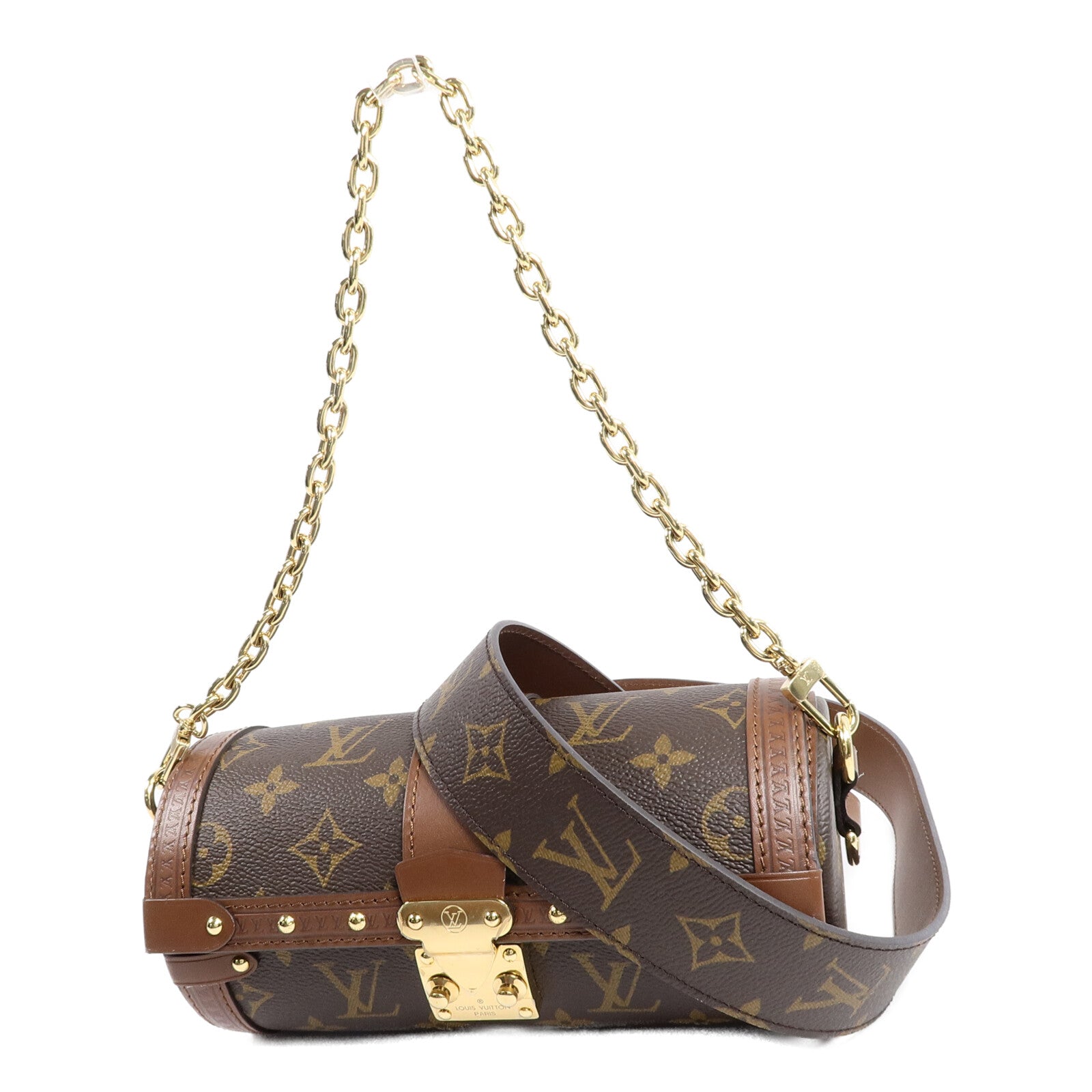 LOUIS VUITTON Monogram Papillon Trunk手挽肩背兩用袋