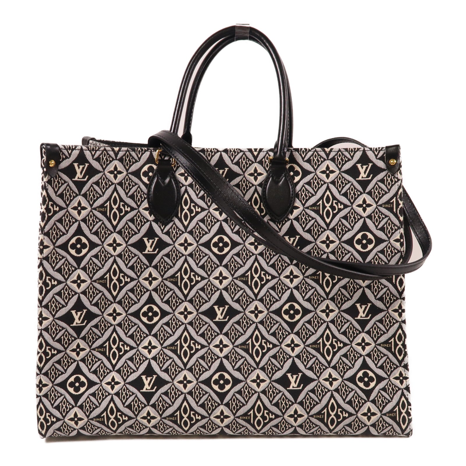 LOUIS VUITTON LV GHW OnTheGo GM SINCE 1854 2 Way Shoulder Bag M57207 Canvas