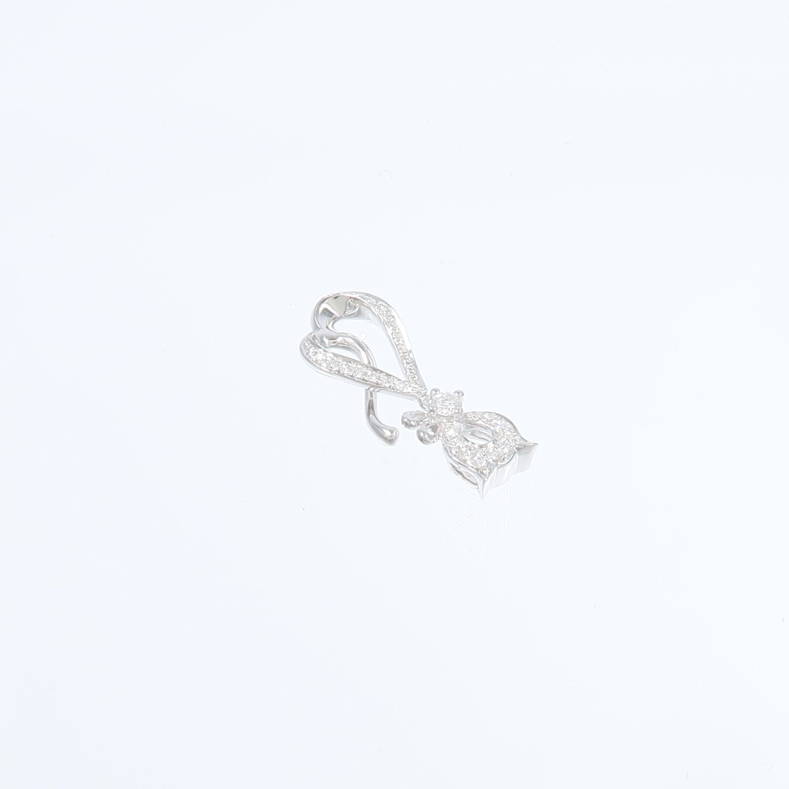 JEWELRY 18K白金Diamond Pendant鑽石吊墜