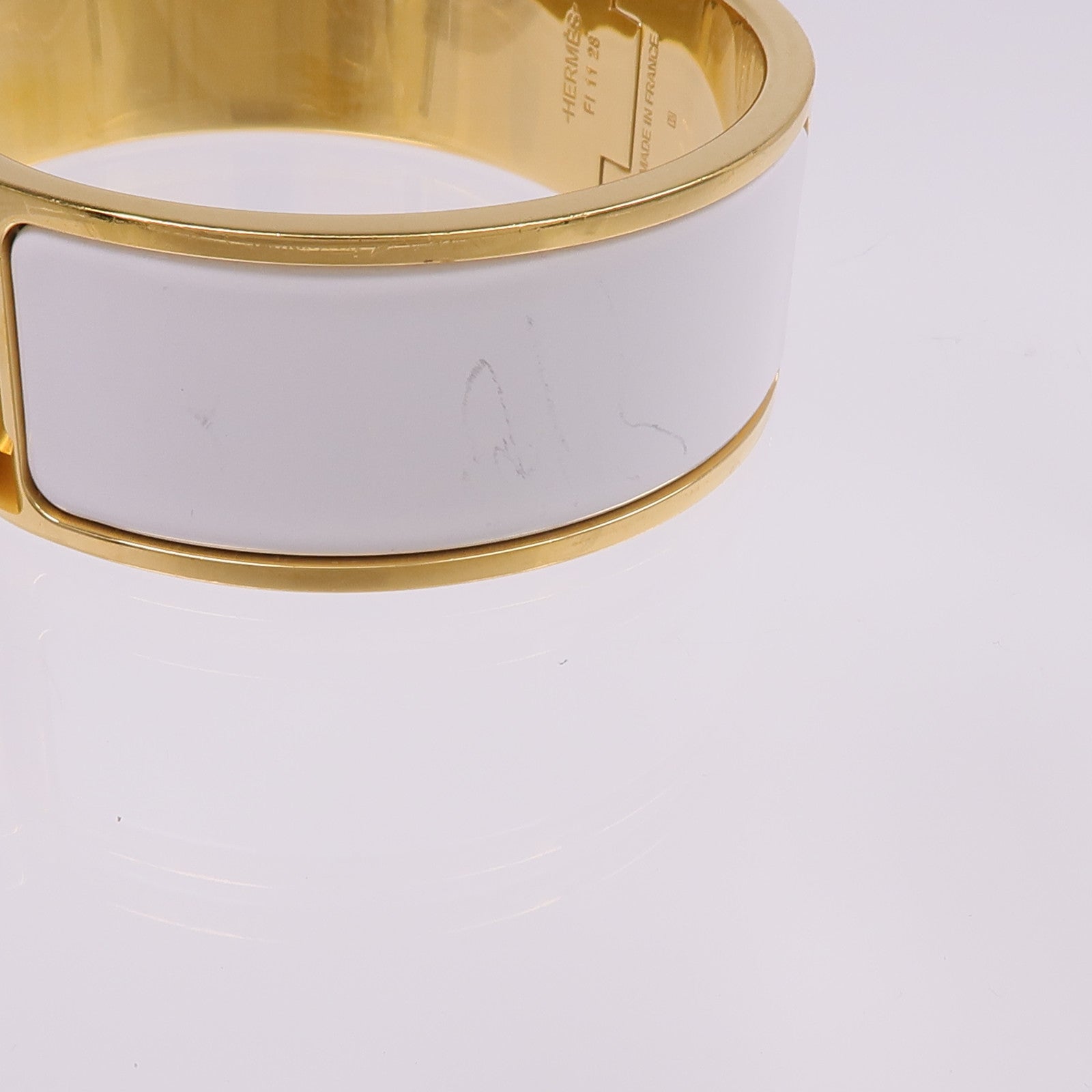 HERMES 【激減優惠】金屬/琺瑯Clic Clac H手鐲