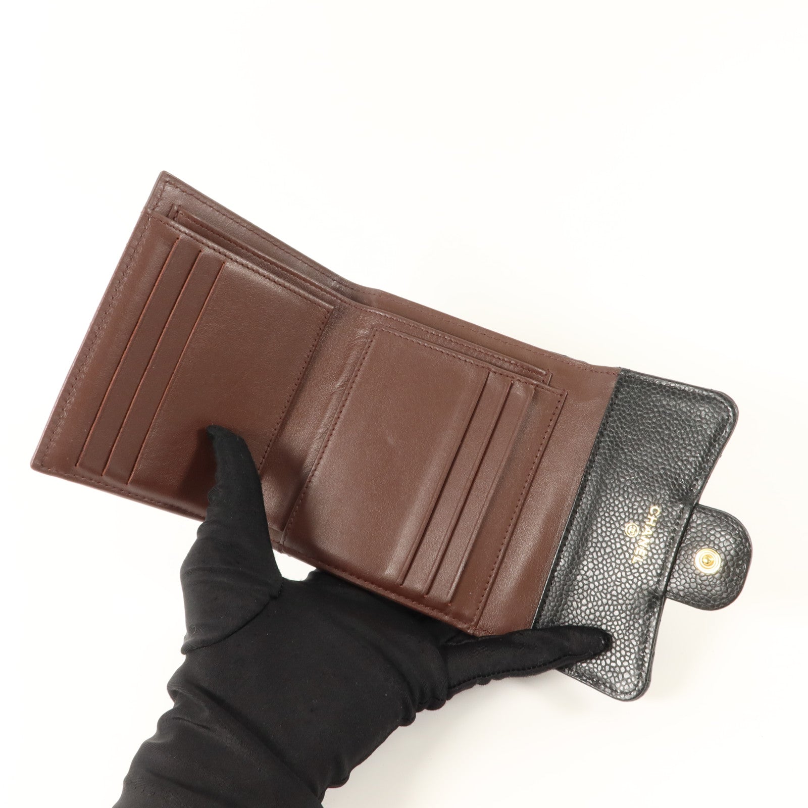 CHANEL 牛皮皮革Classic Small Flap Wallet錢包