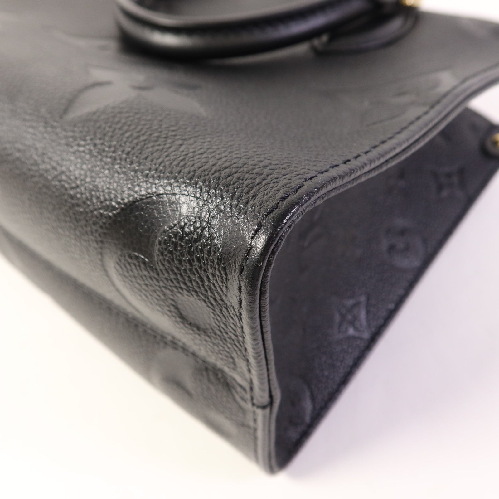 LOUIS VUITTON Monogram Emprenite On The Go PM金扣手挽肩背兩用袋