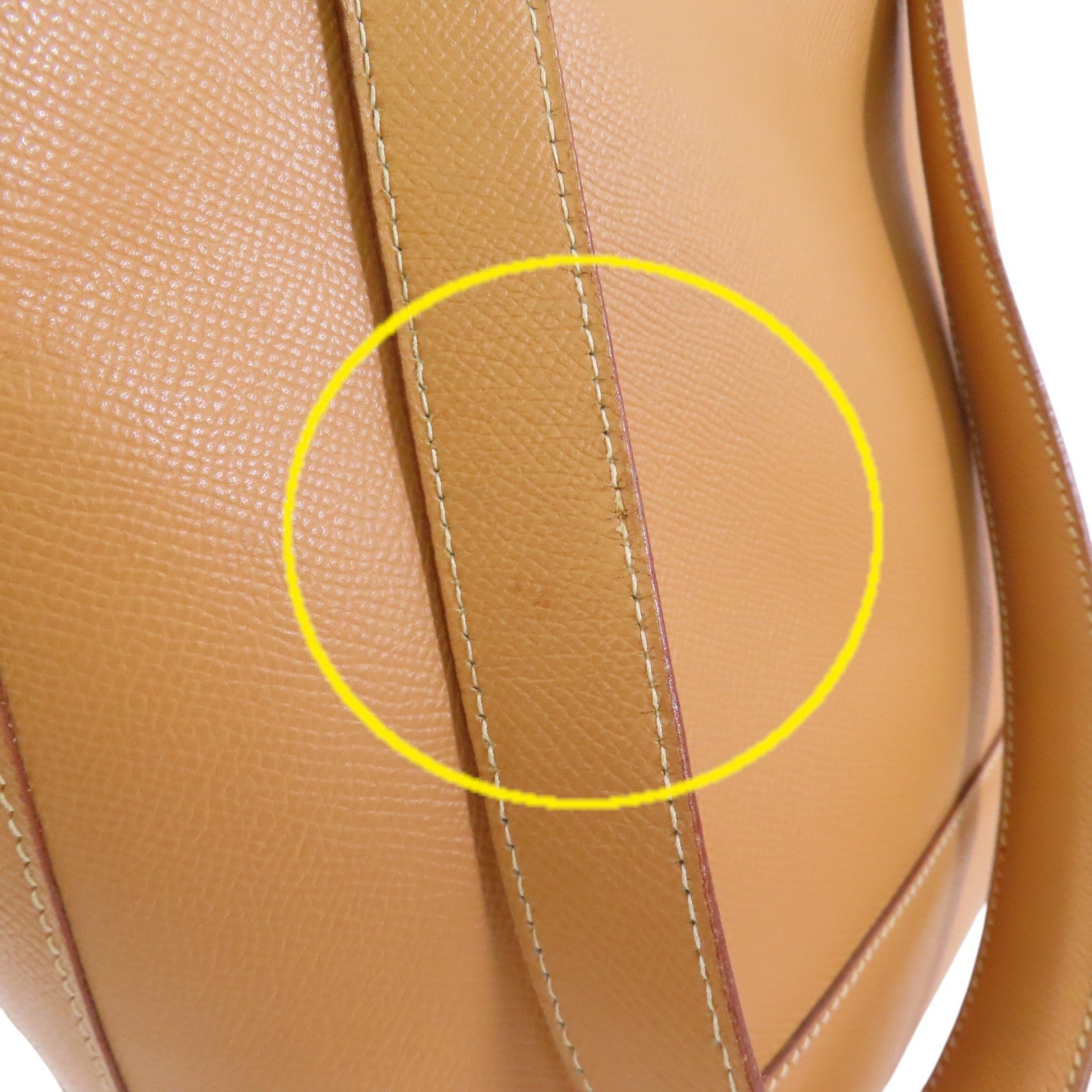HERMES Epsom皮革Sorbonne Shoulder Bag金扣肩背袋