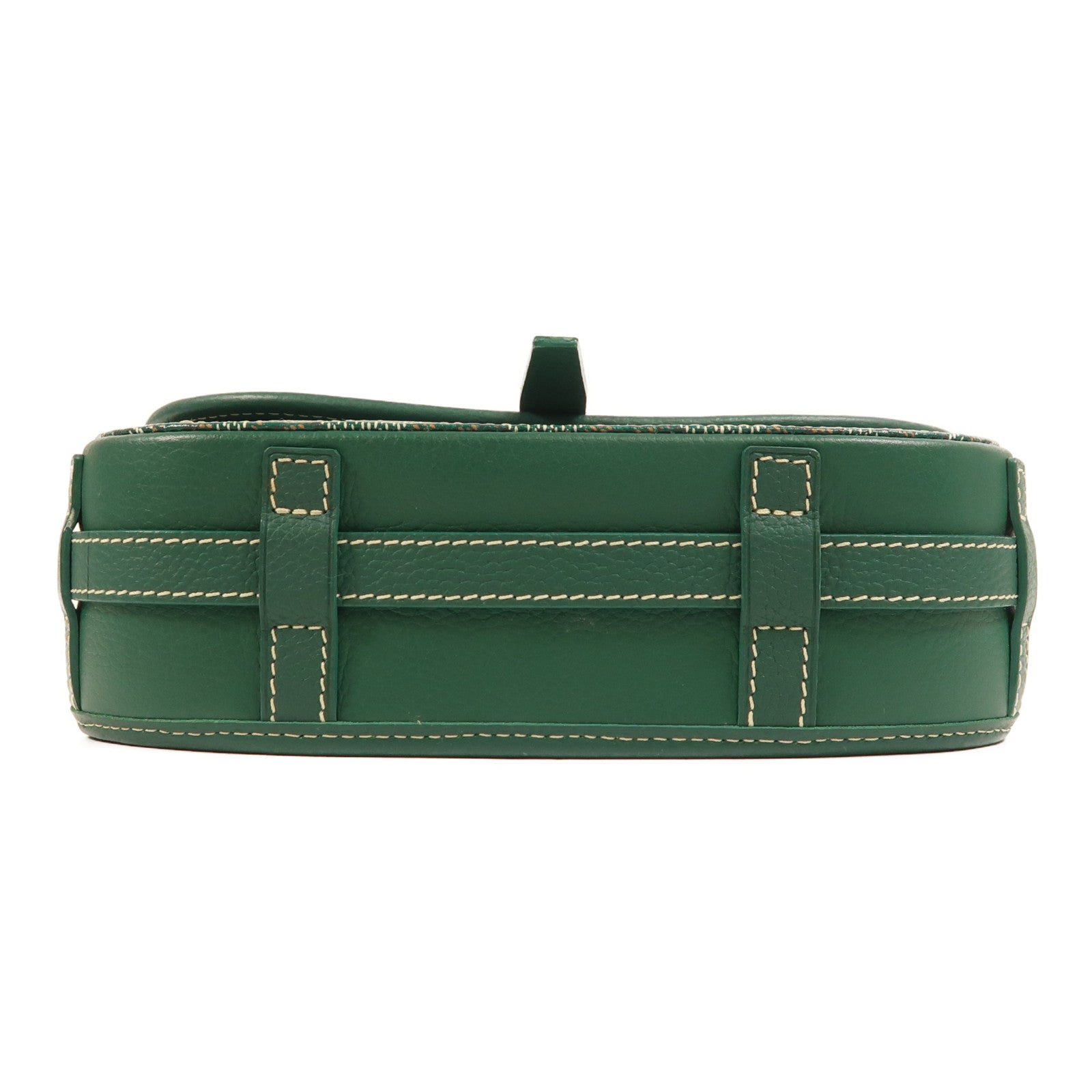 GOYARD 塗層帆布Belvedere PM銀扣肩背袋