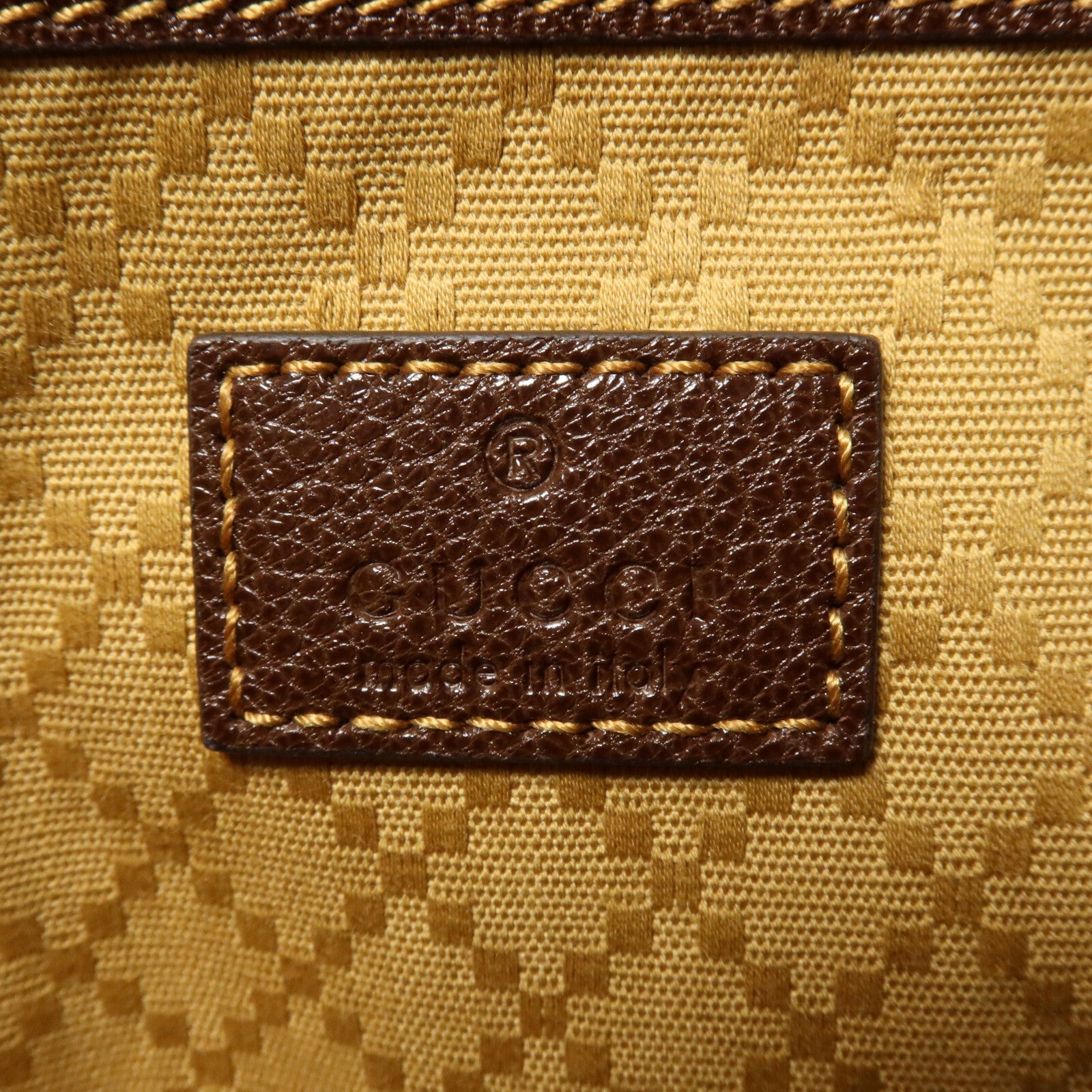 GUCCI 帆布Half Horsebit Medium肩背袋