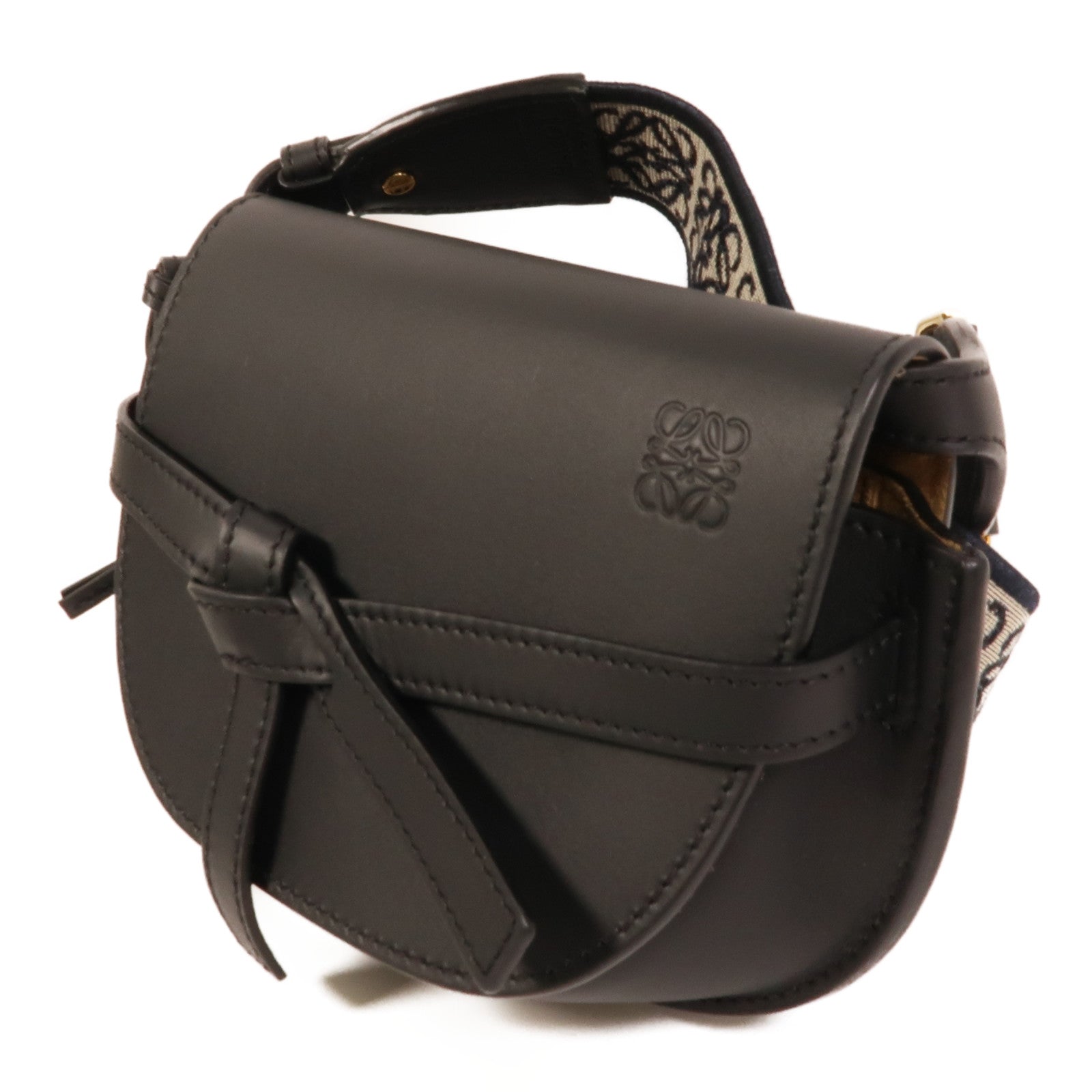 LOEWE 牛皮皮革Mini Gate肩背袋