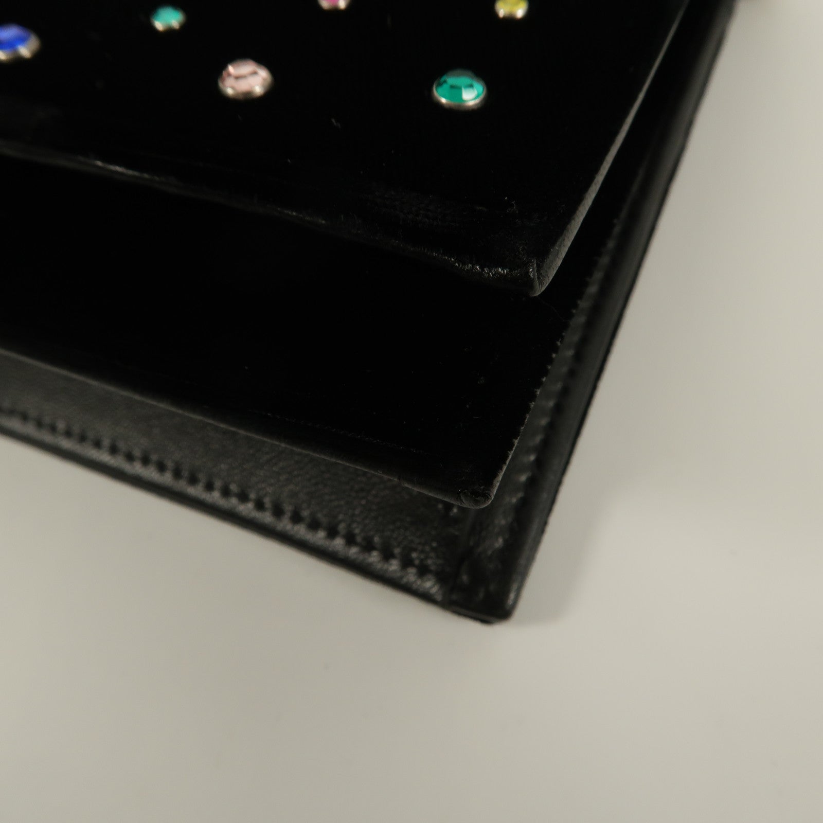 SAINT LAURENT 天鵝絨Crossbody Shoulder Bag鏈帶肩背袋