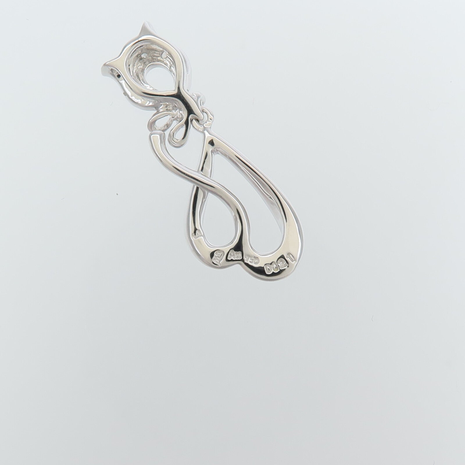 JEWELRY 18K白金Diamond Pendant鑽石吊墜