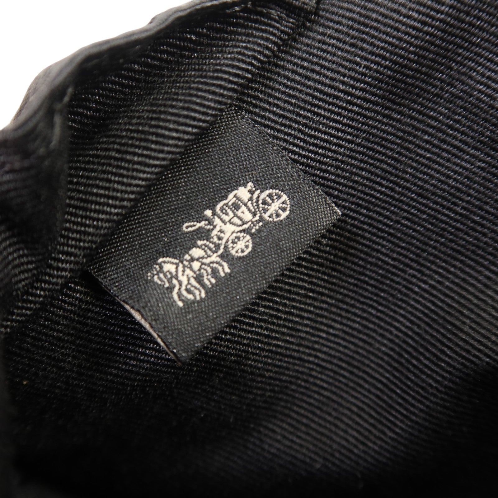 COACH 塗層帆布Bummy Print Case銀扣手拿包