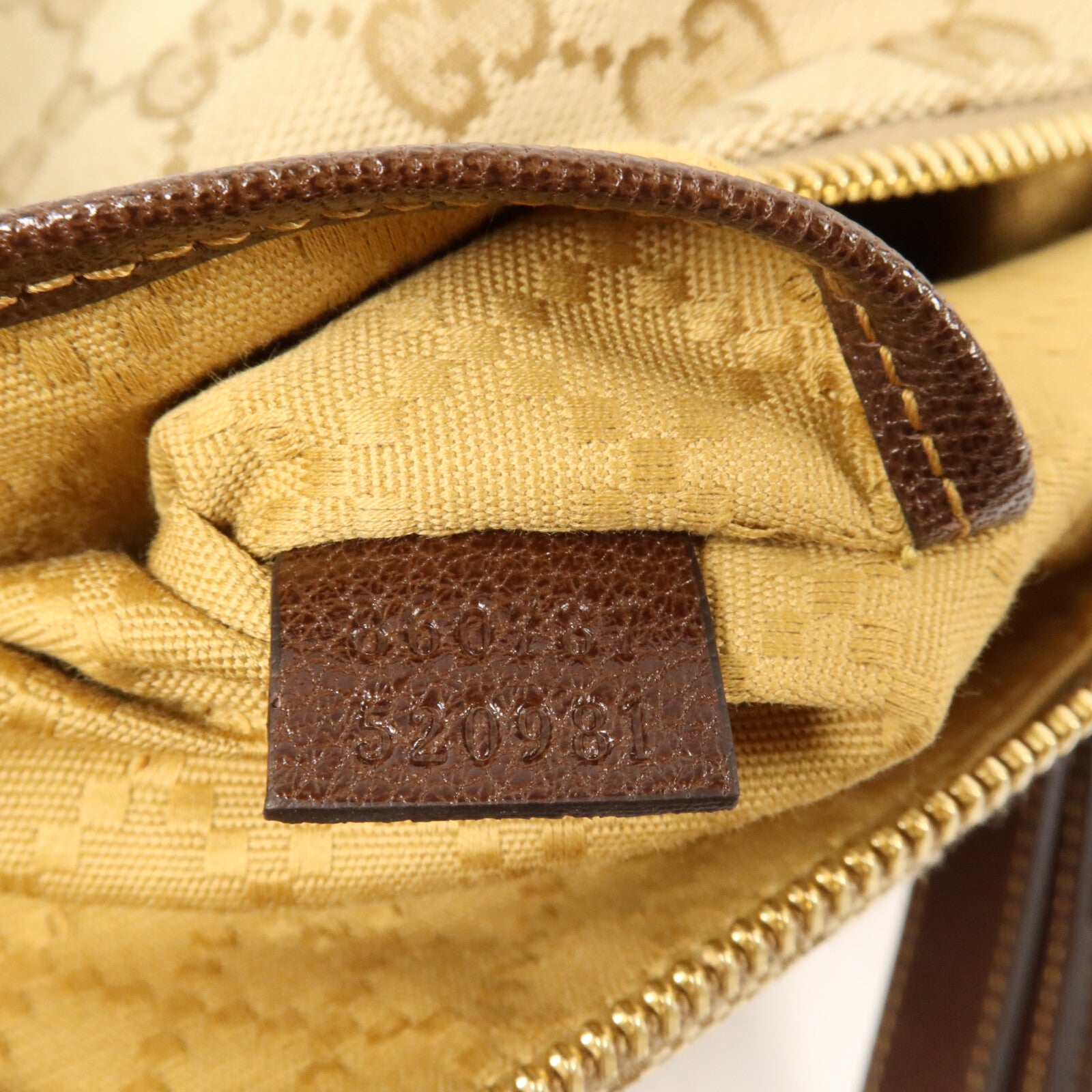 GUCCI 帆布Half Horsebit Medium肩背袋