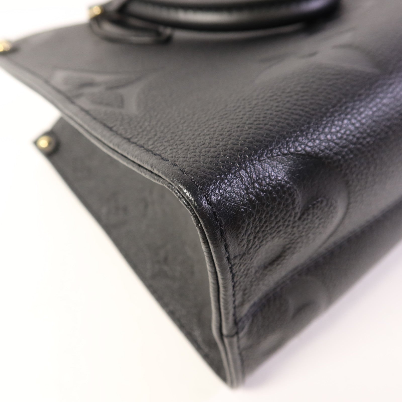 LOUIS VUITTON Monogram Emprenite On The Go PM金扣手挽肩背兩用袋