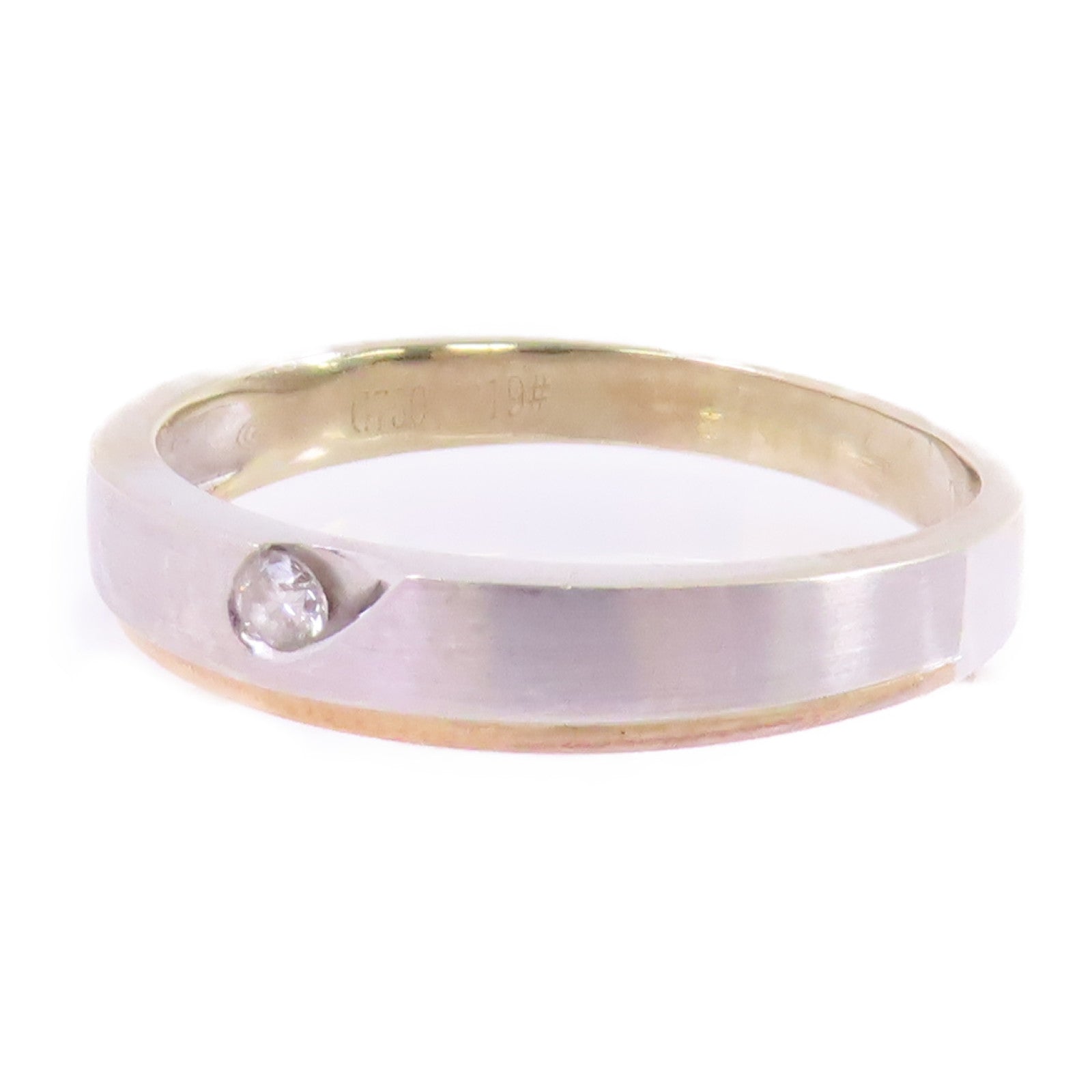 JEWELRY 18K白金/玫瑰金/鑽石Diamond Ring戒指US#9.25