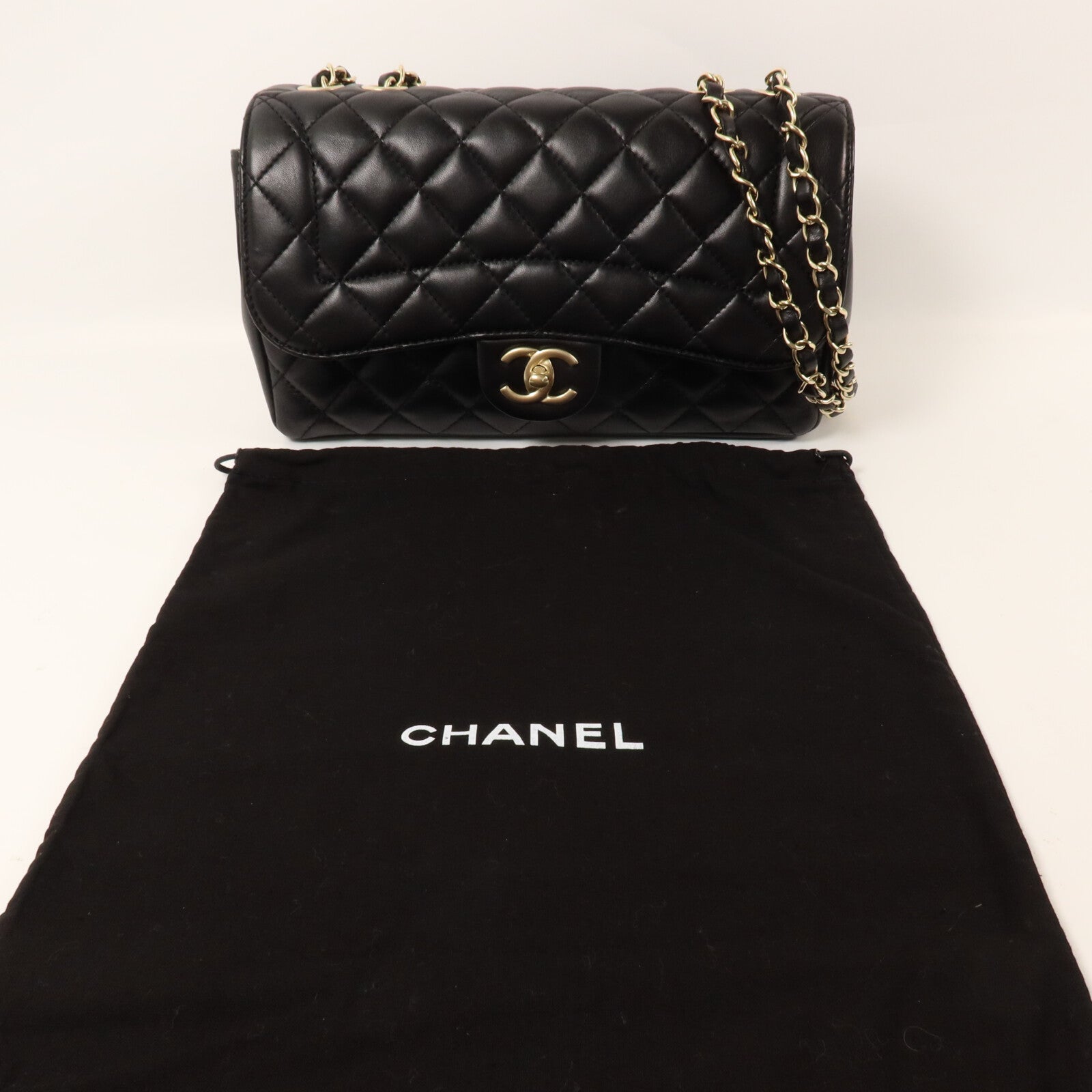 CHANEL 羊皮皮革Chain Shoulder Bag鏈帶肩背袋