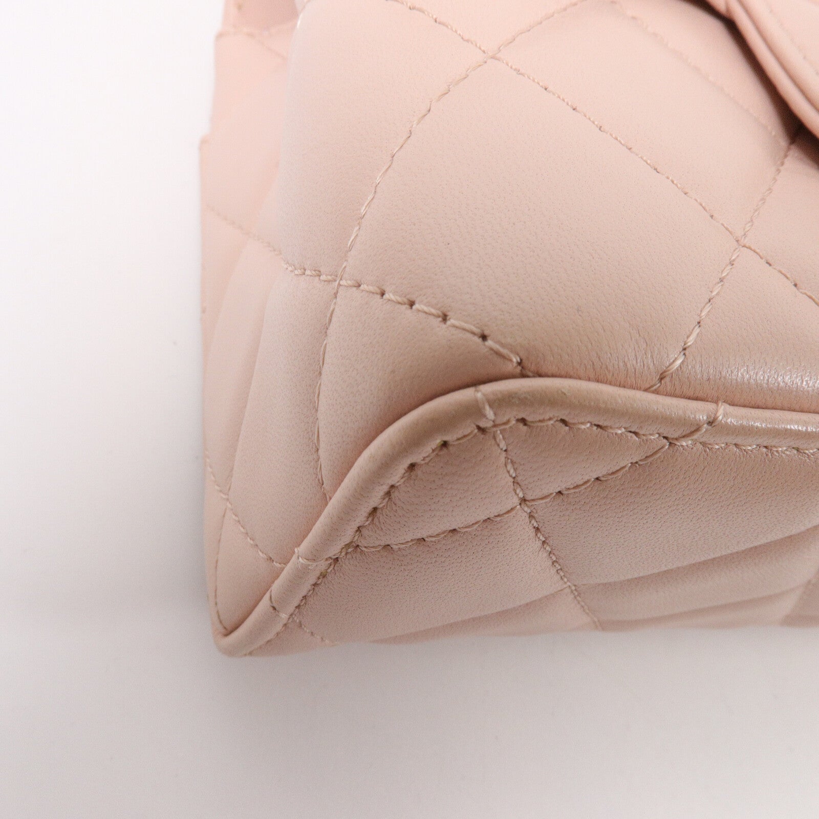 CHANEL 羊皮皮革Crush Top Handle鏈帶手挽肩背兩用袋