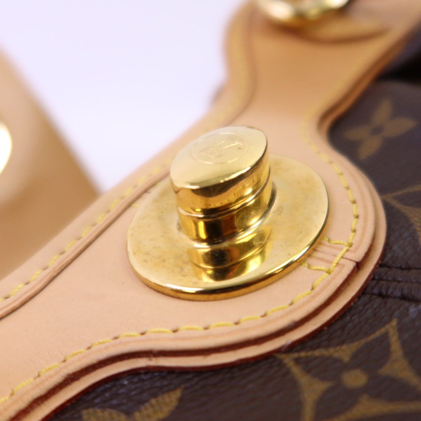 LOUIS VUITTON Monogram Boetie MM金扣肩背袋