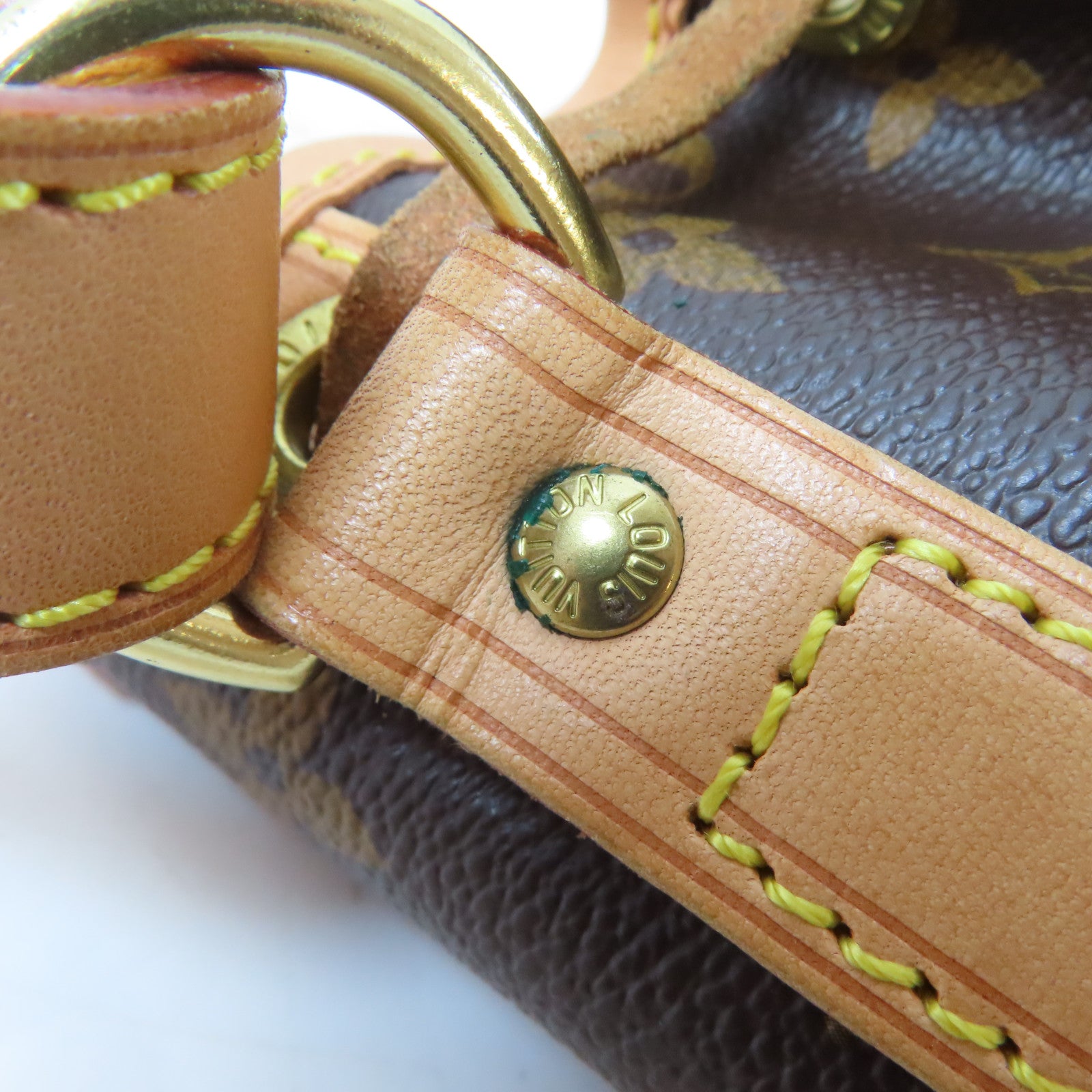 LOUIS VUITTON 【激減優惠】Monogram Noe GM金扣肩背袋啡色