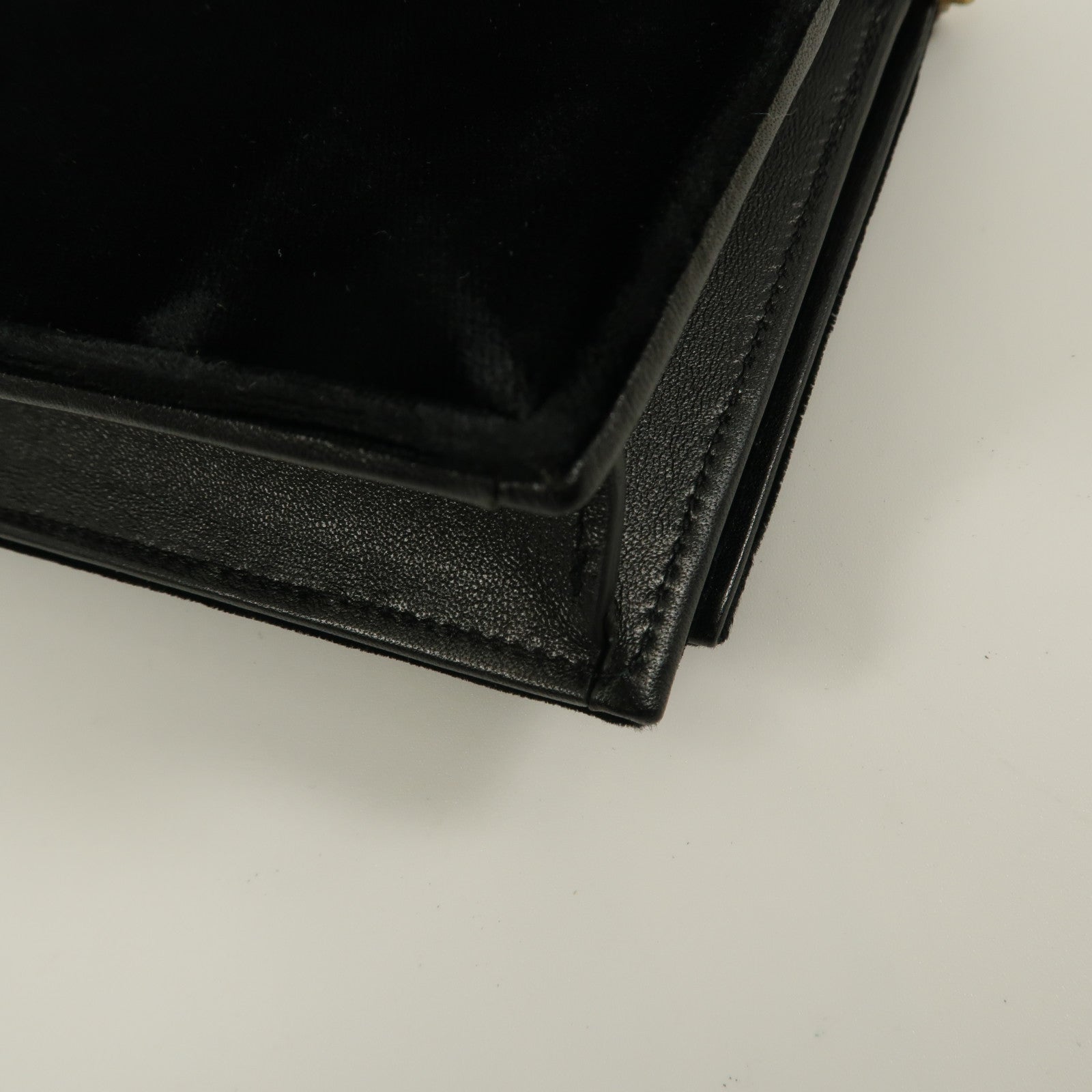 SAINT LAURENT 天鵝絨Crossbody Shoulder Bag鏈帶肩背袋