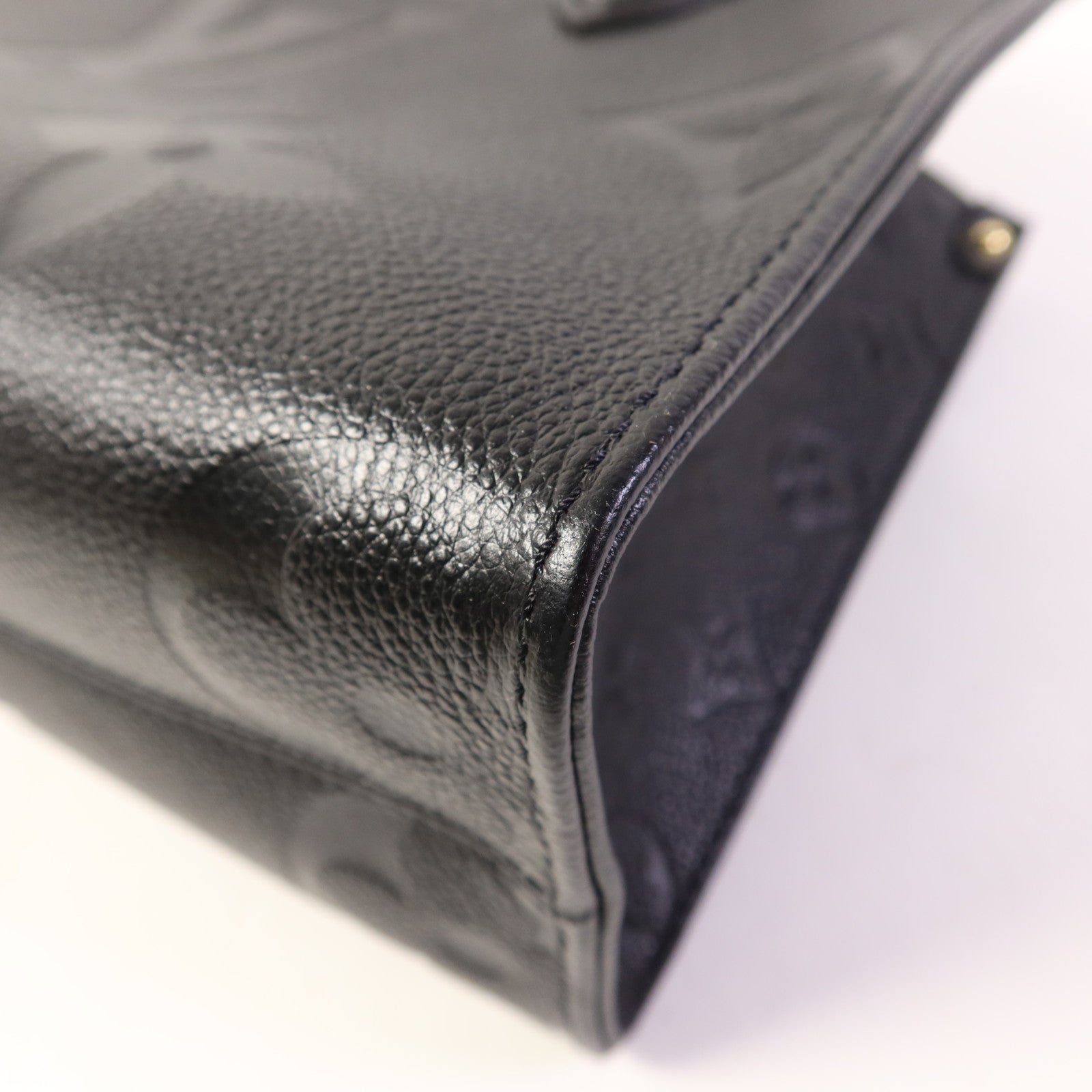 LOUIS VUITTON Monogram Emprenite On The Go PM金扣手挽肩背兩用袋