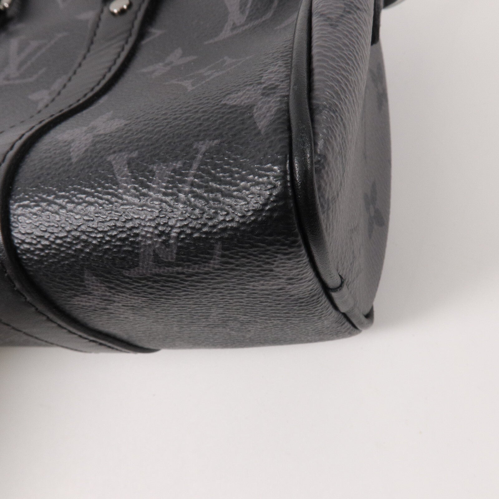 LOUIS VUITTON Monogram Eclipse Keepall XS手挽肩背兩用袋