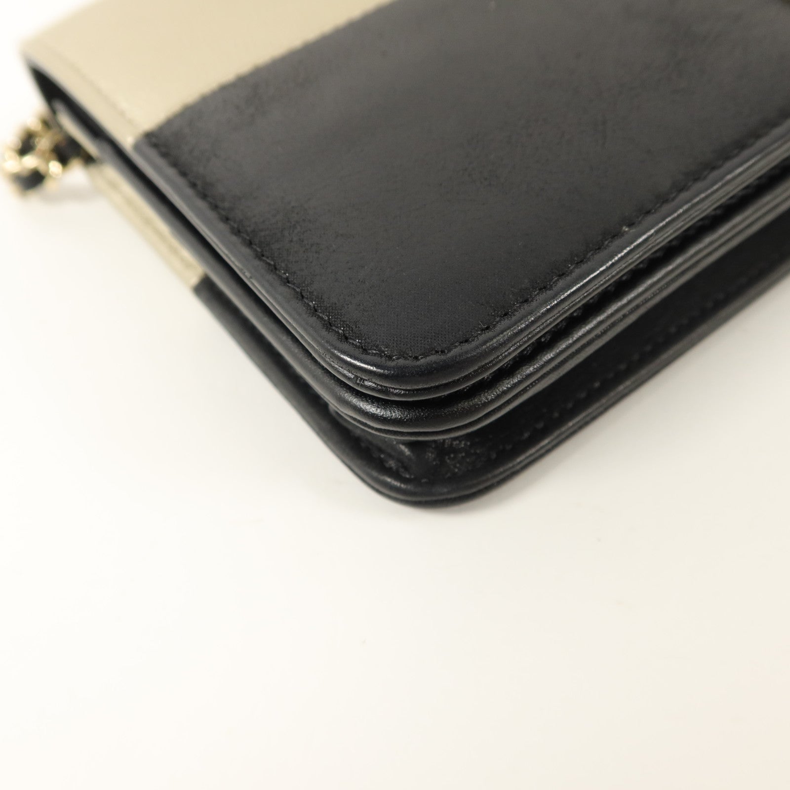CHANEL 牛皮皮革Wallet On Chain WOC鏈帶肩背袋