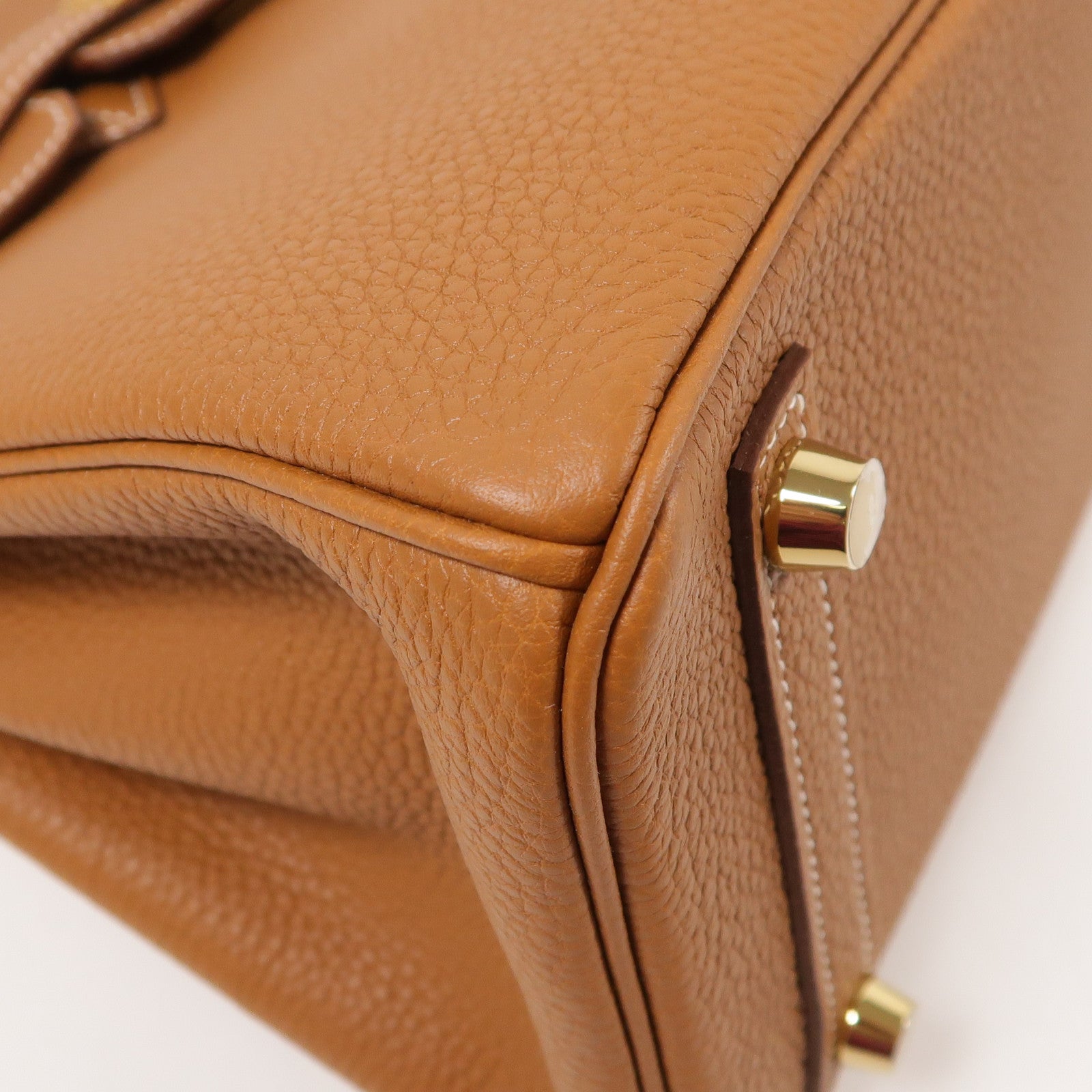 HERMES Togo皮革Birkin 25金扣手挽袋Gold