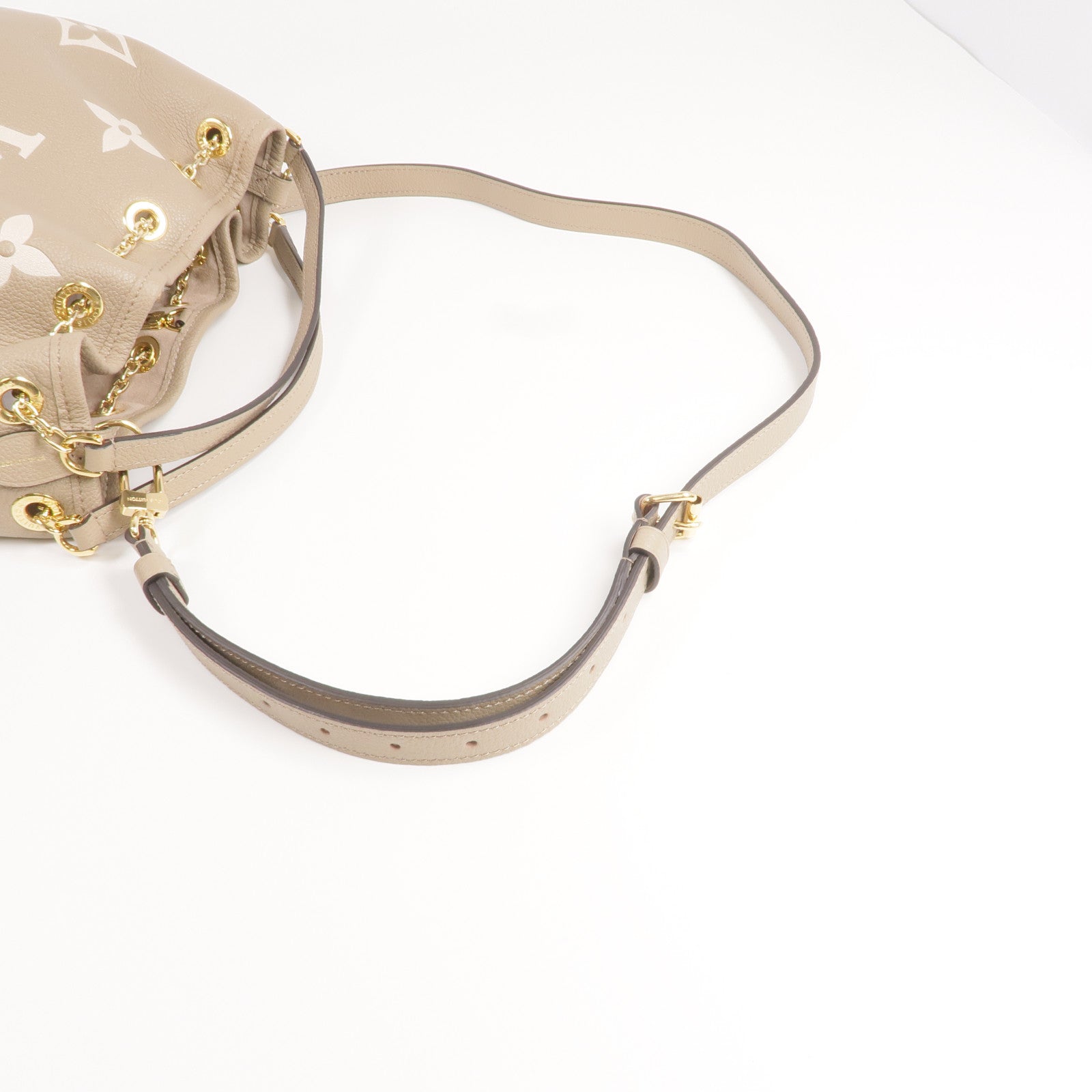 LOUIS VUITTON Monogram Empreinte金扣鏈帶手挽肩背兩用袋